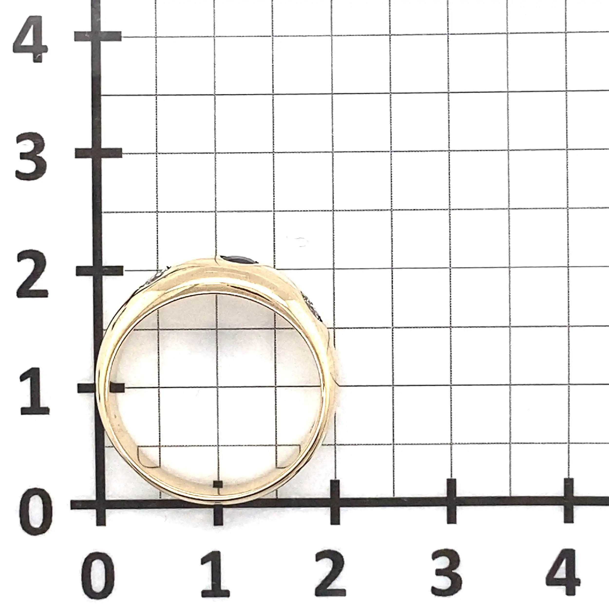 Ring Gelbgold mit Brillanten und blauem Farbstein Ring Gelbgold mit Brillanten und blauem Farbstein