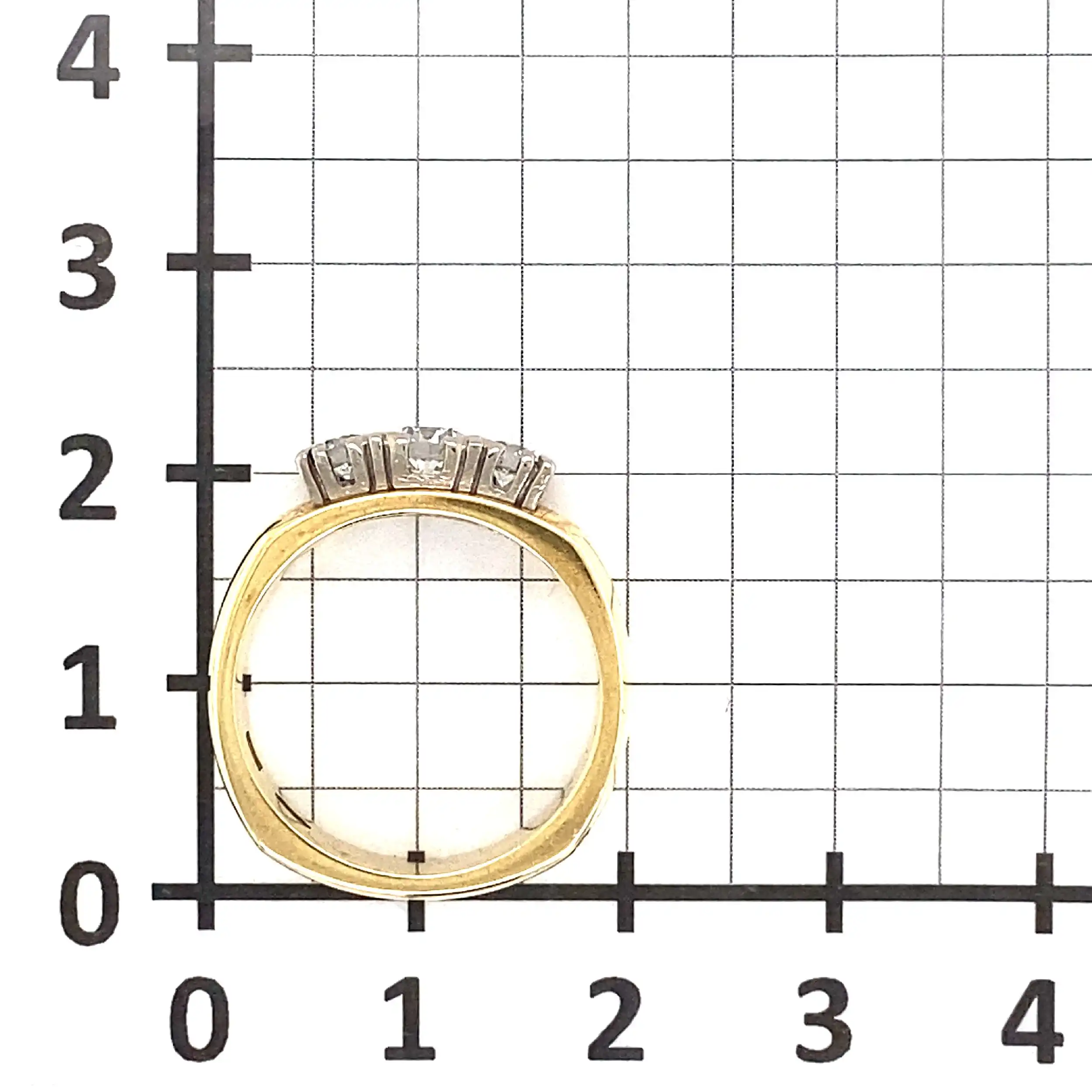 Ring Bicolor mit Brillanten Ring Bicolor mit Brillanten