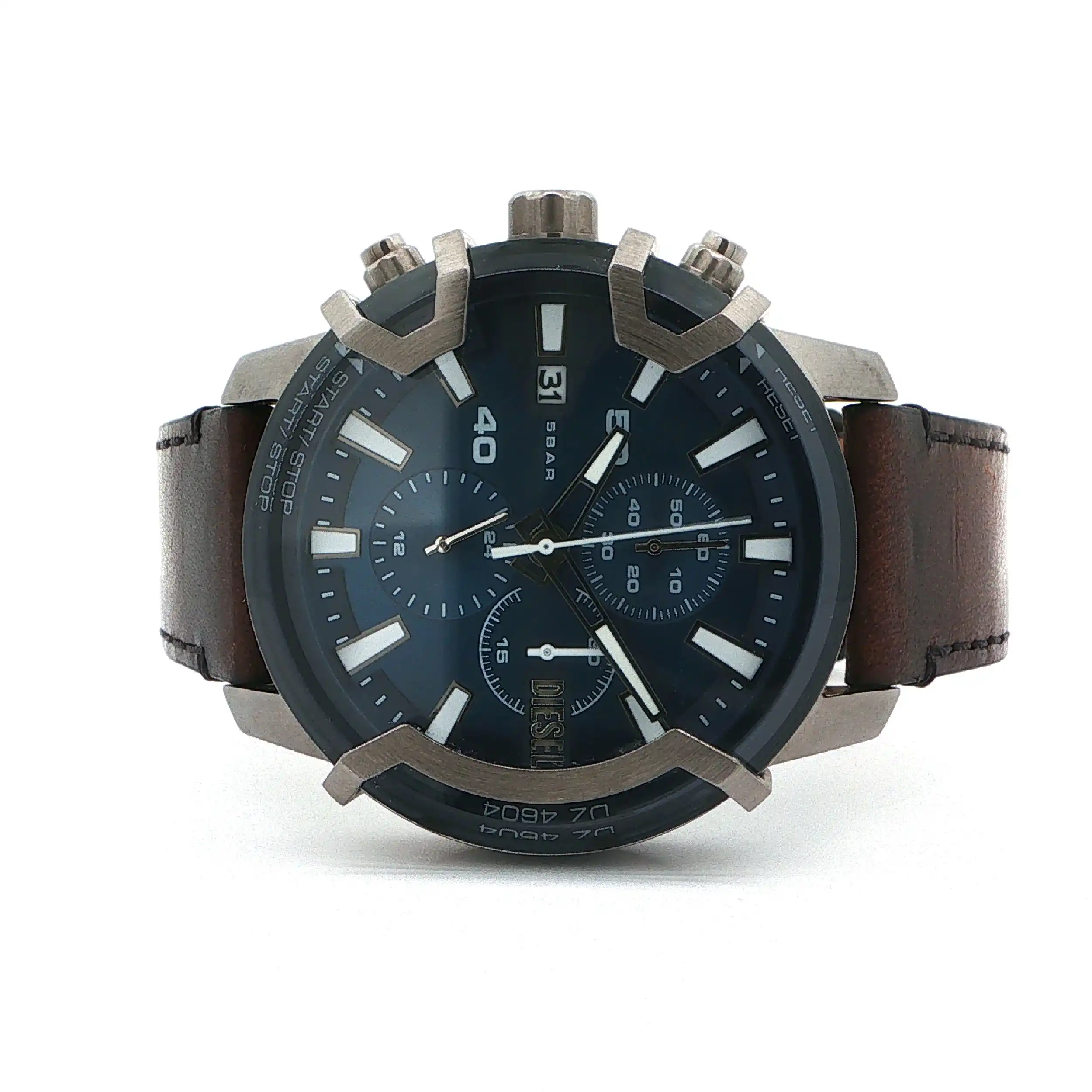 Herrenuhr Diesel DZ-4604 Griffed Chronograph mit Lederband