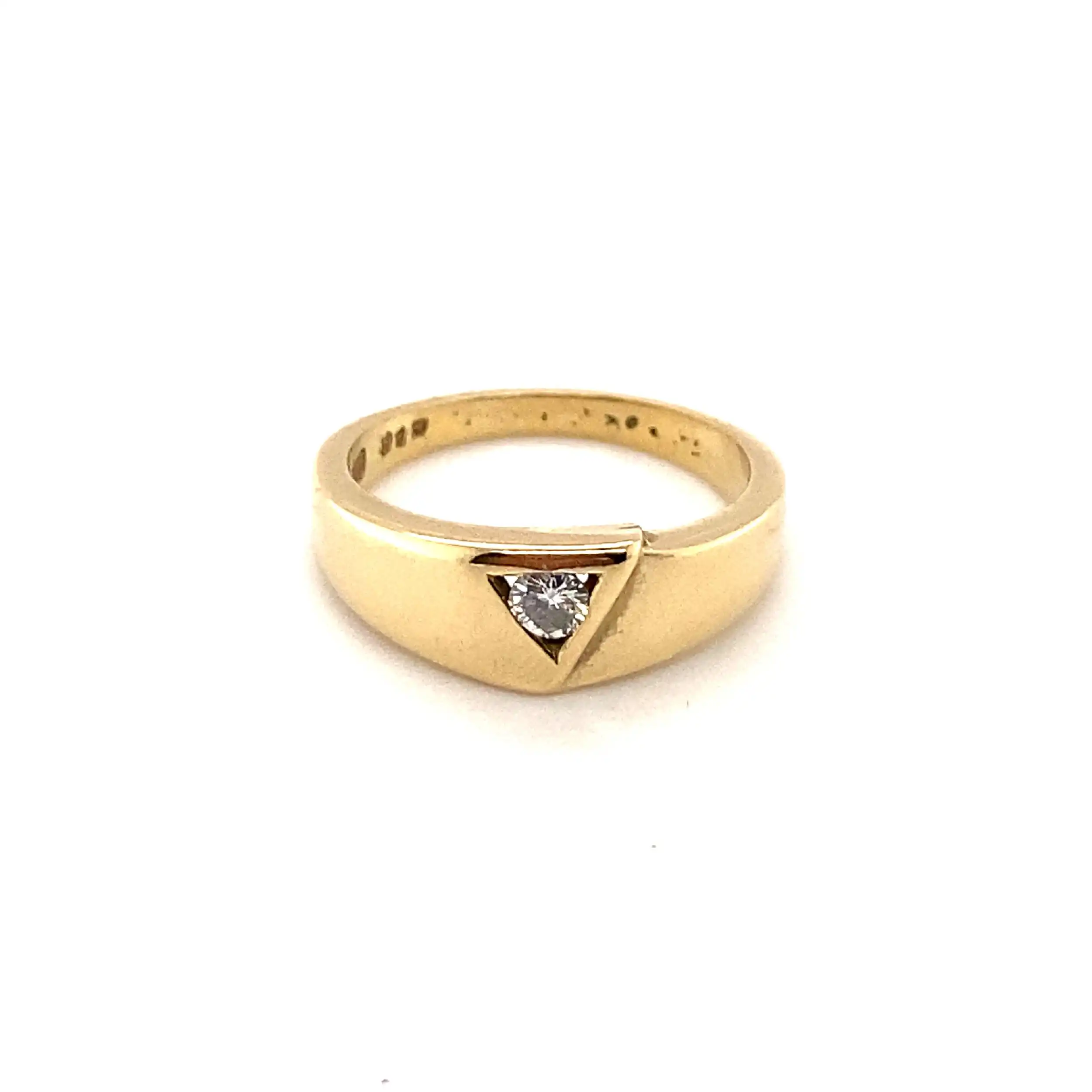 Ring Gelbgold mit Brillant