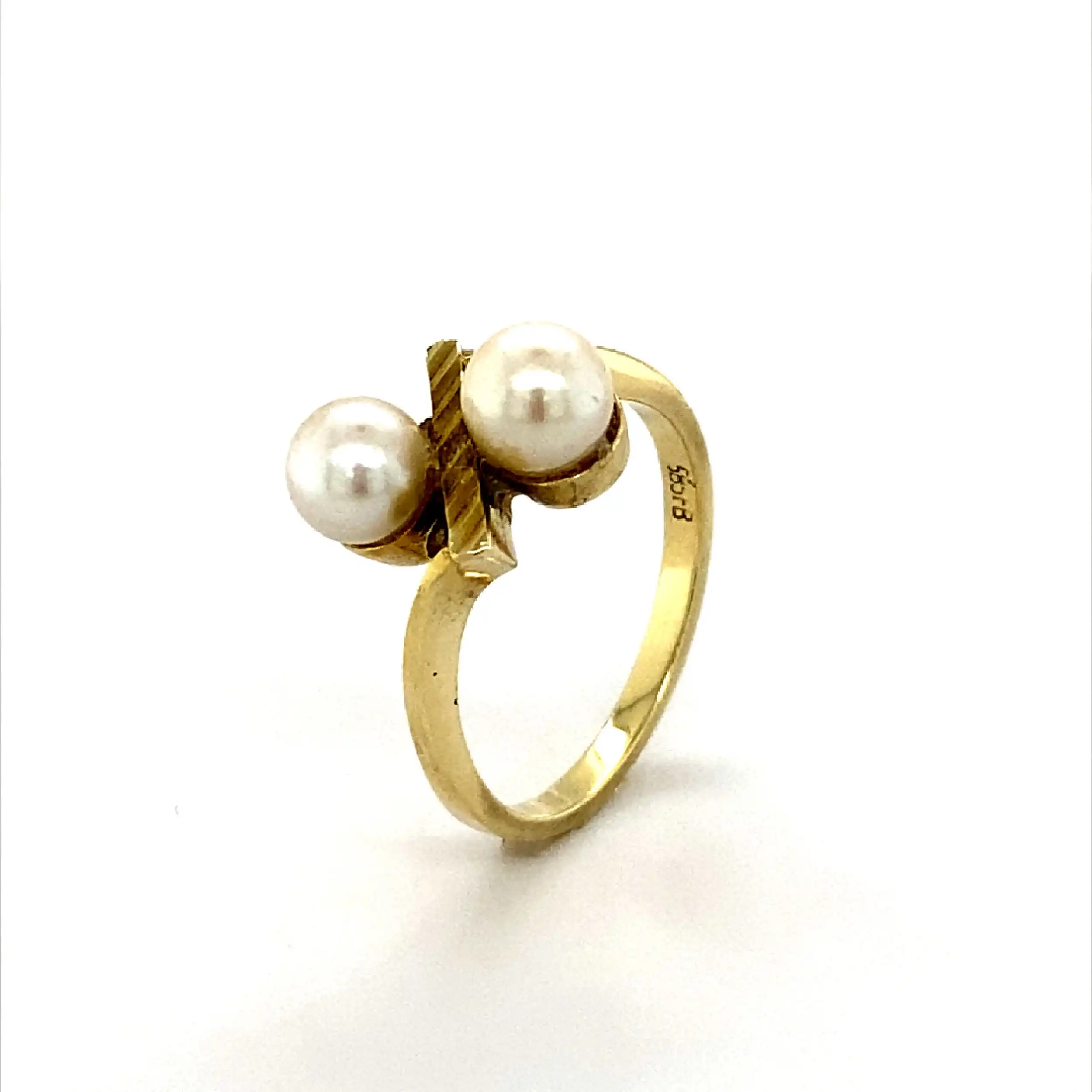 Ring Gelbgold mit Perlen Ring Gelbgold mit Perlen