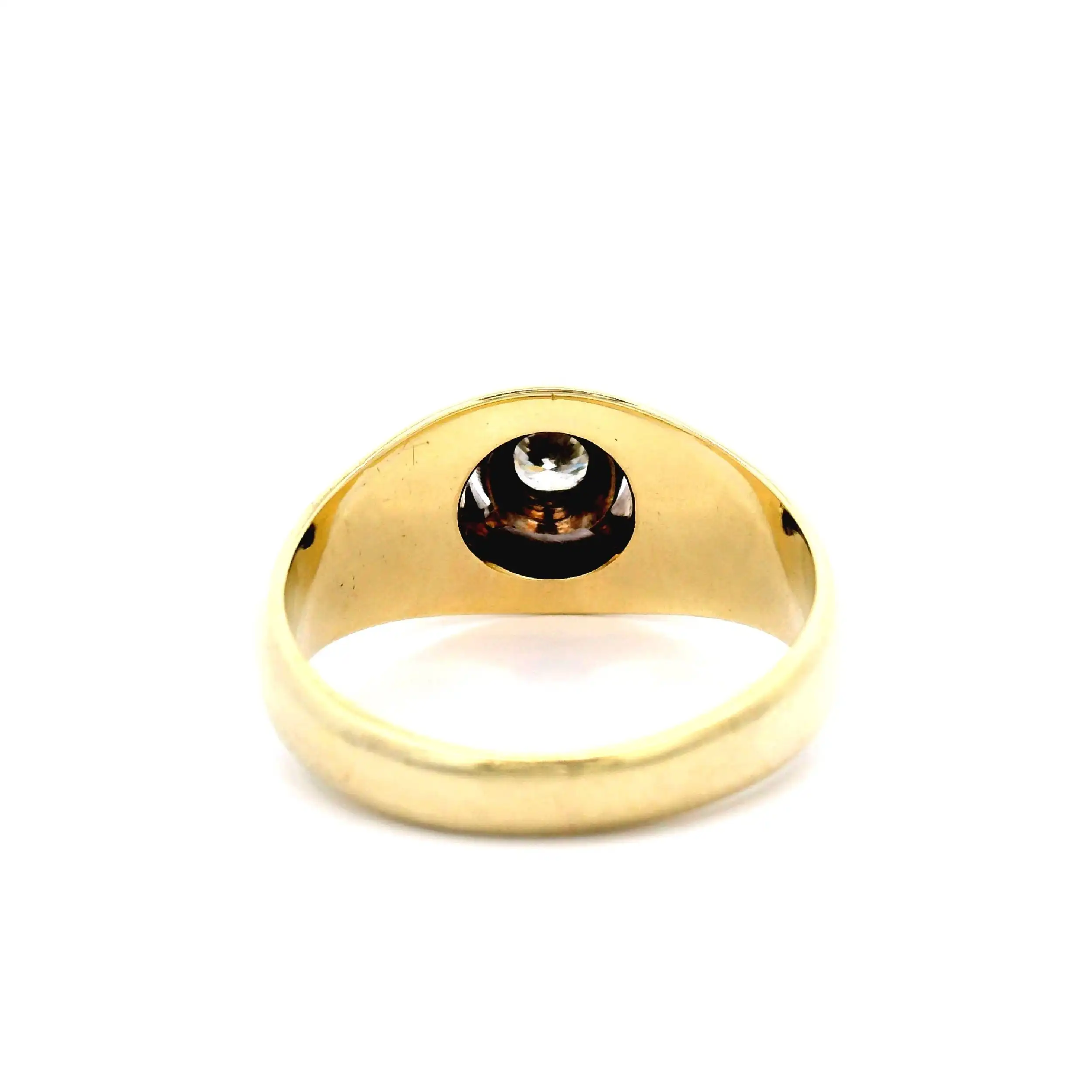 Ring Gelbgold mit Brillant Ring Gelbgold mit Brillant