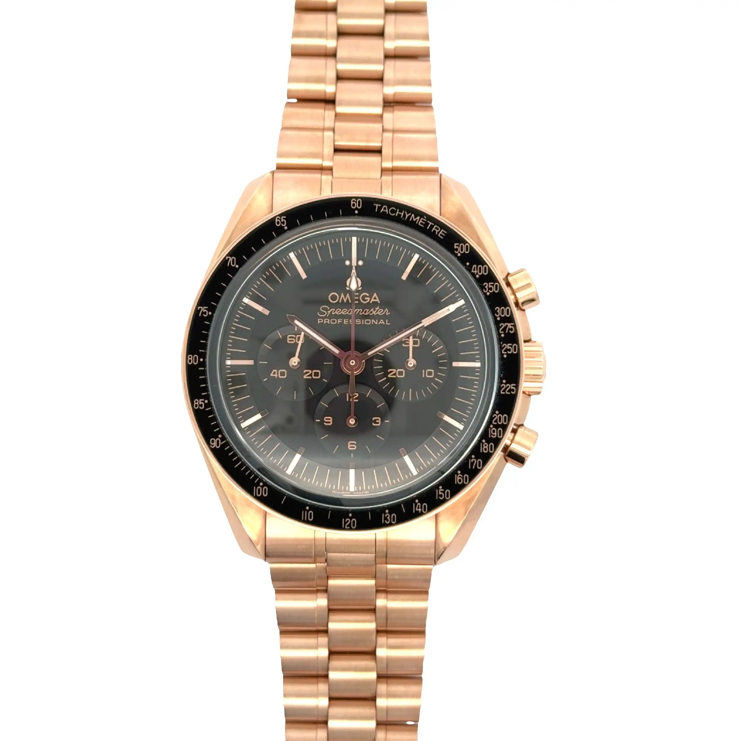 Herrenuhr Omega Speedmaster Moonwatch Professional 42 Sedna-Gold