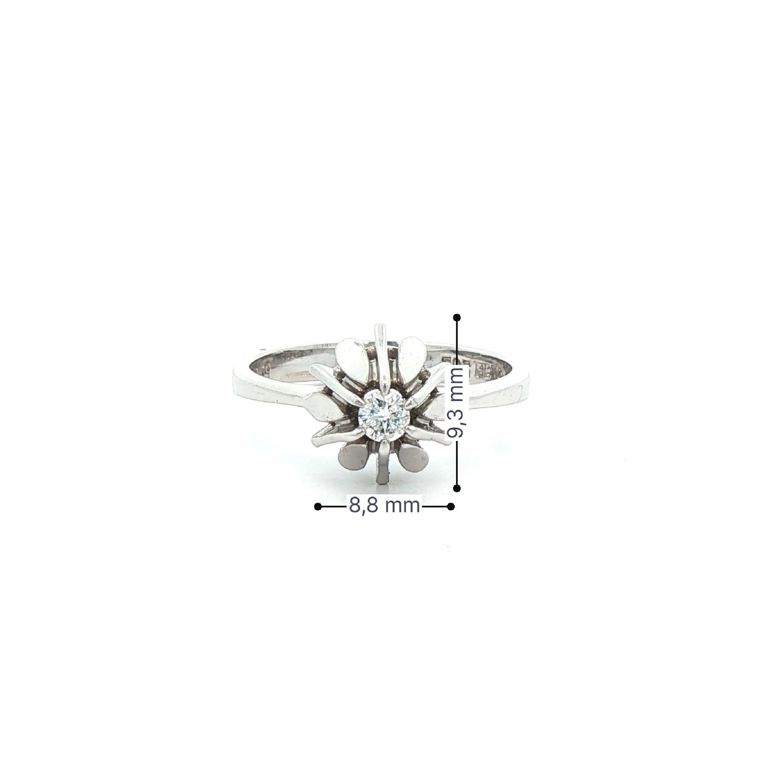 Ring weißgold mit Brillant Ring weißgold mit Brillant