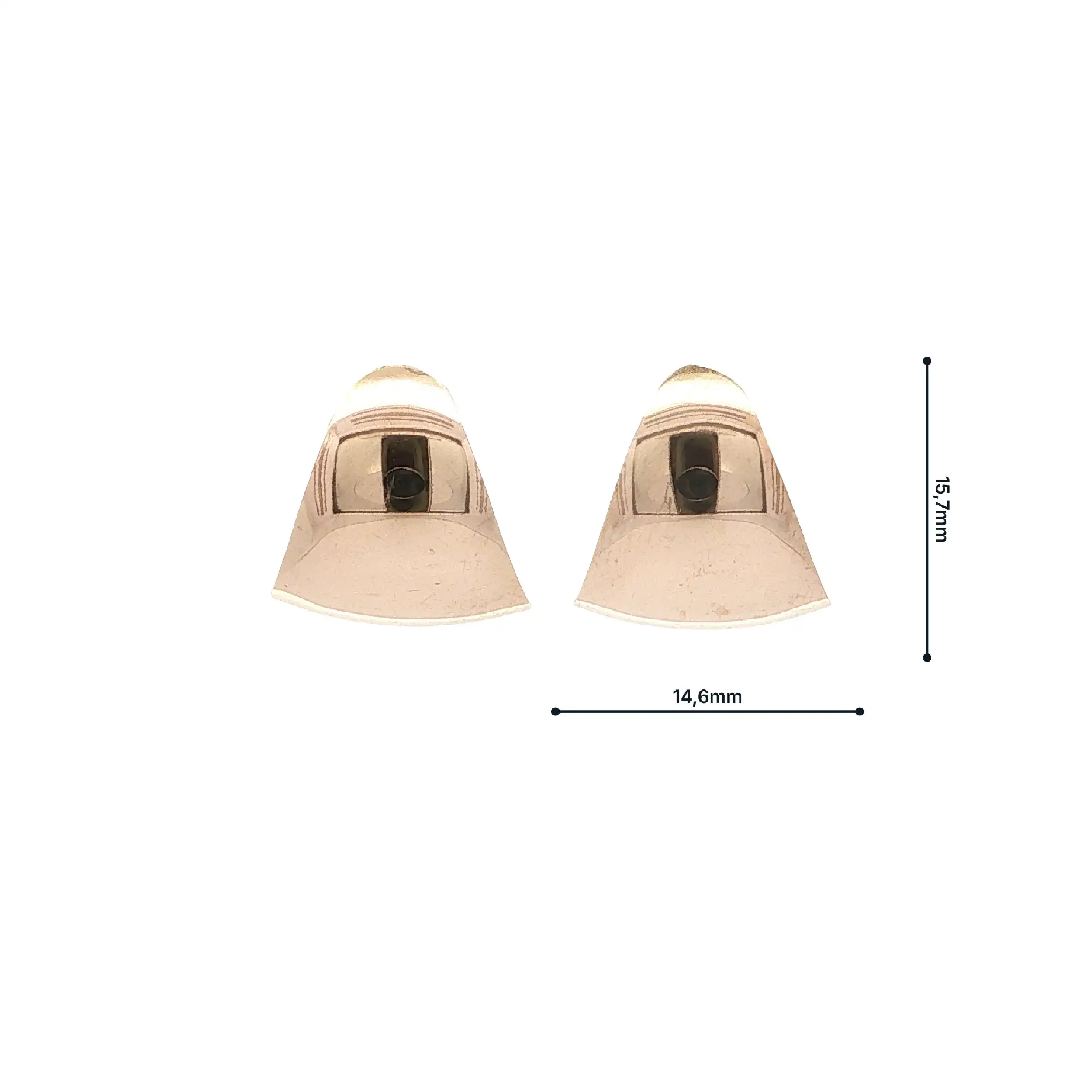 Ohrstecker Gelbgold