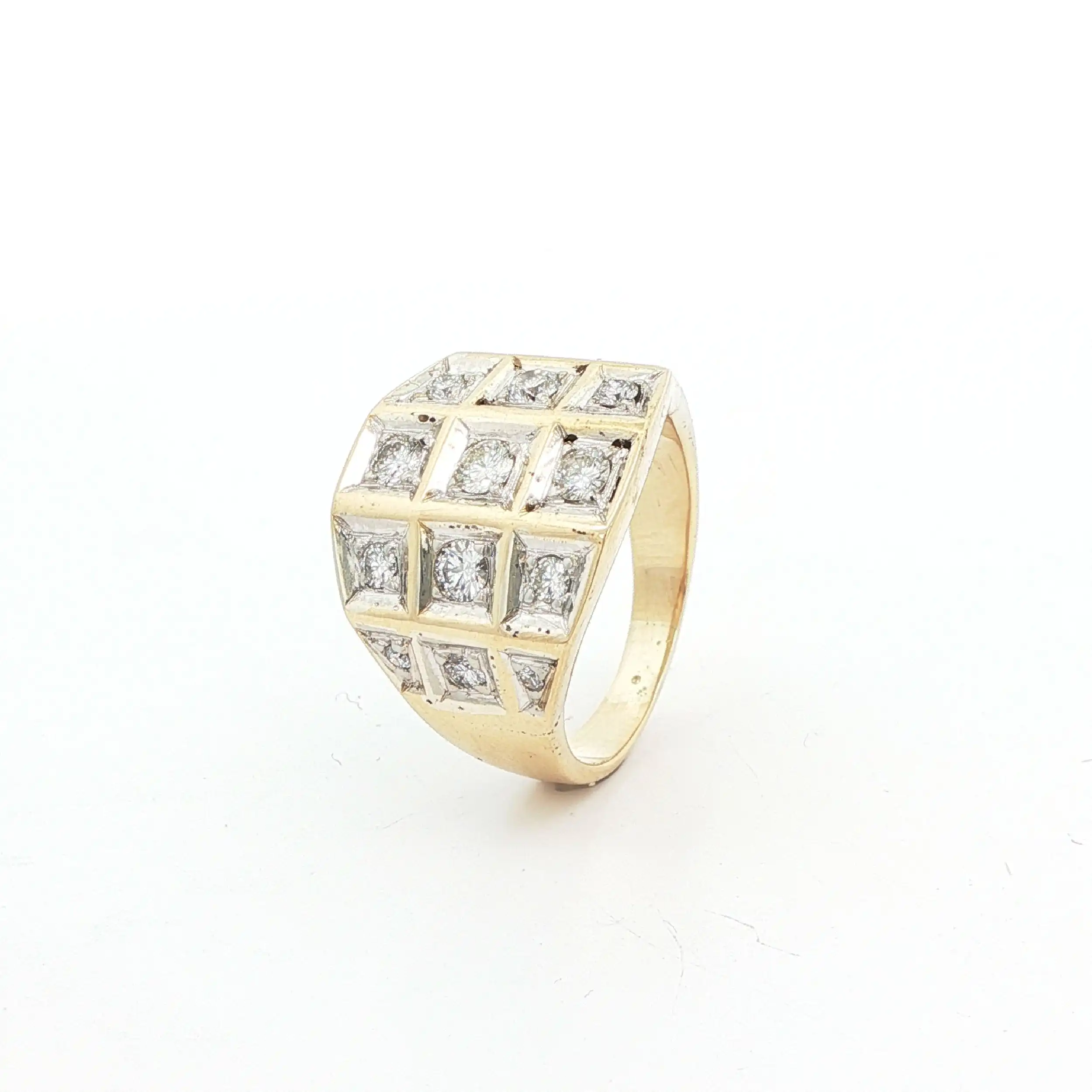 Ring Bicolor mit Brillanten Ring Bicolor mit Brillanten