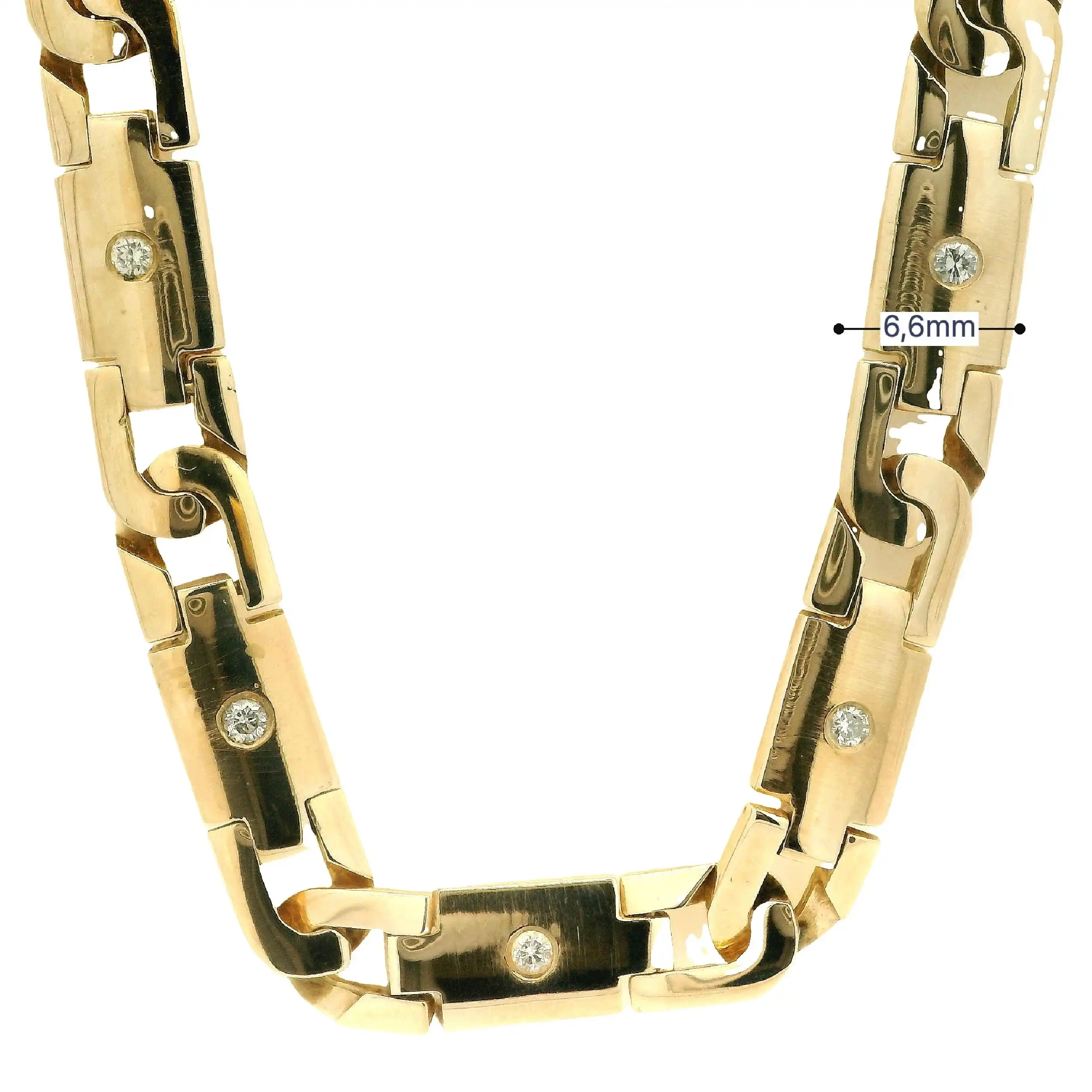 Kette Gelbgold mit Brillanten Kette Gelbgold mit Brillanten