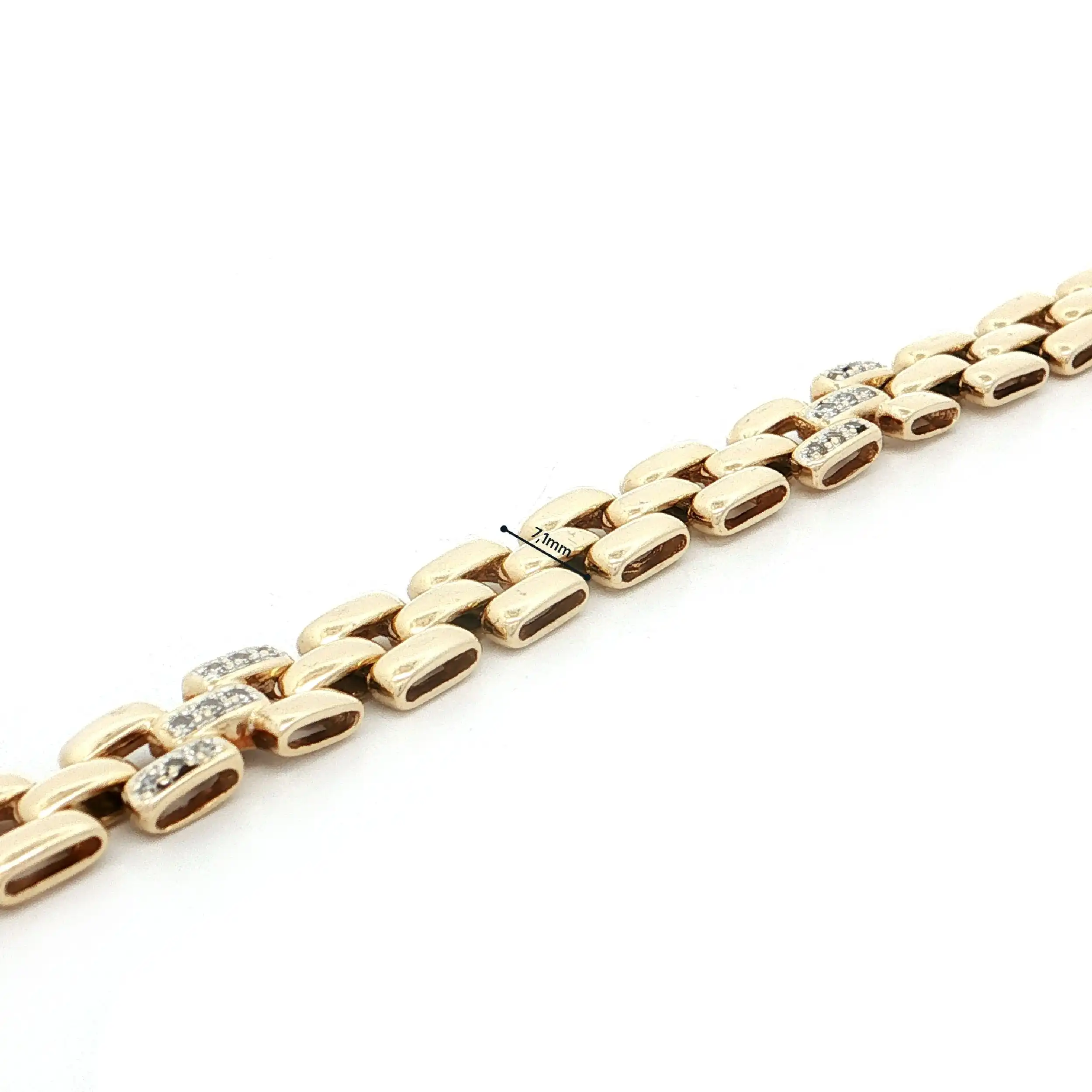 Armband Gelbgold mit Diamanten Armband Gelbgold mit Diamanten
