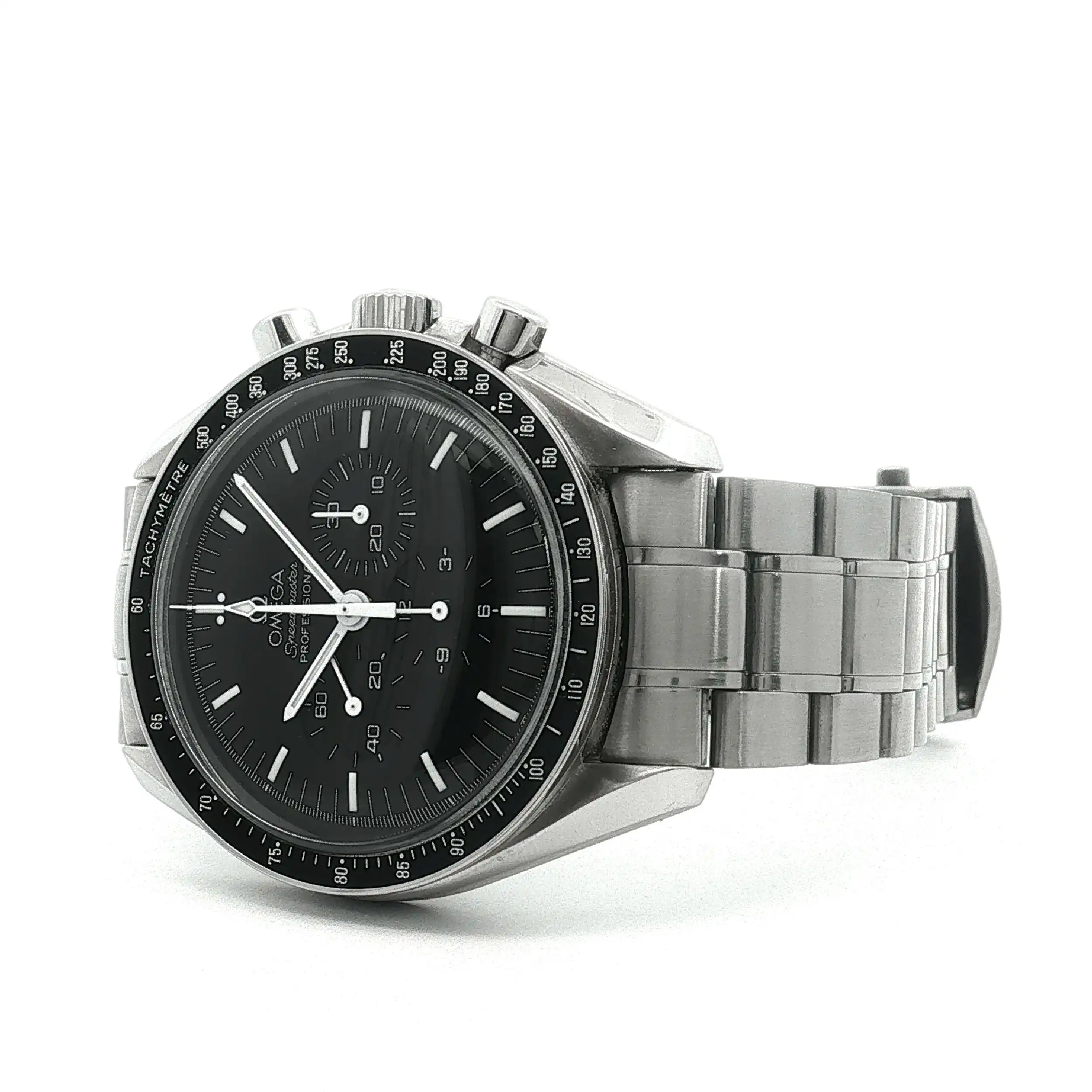 Herrenuhr Omega Speedmaster Professional mit Box und Revisionsbelegen Herrenuhr Omega Speedmaster Professional mit Box und Revisionsbelegen
