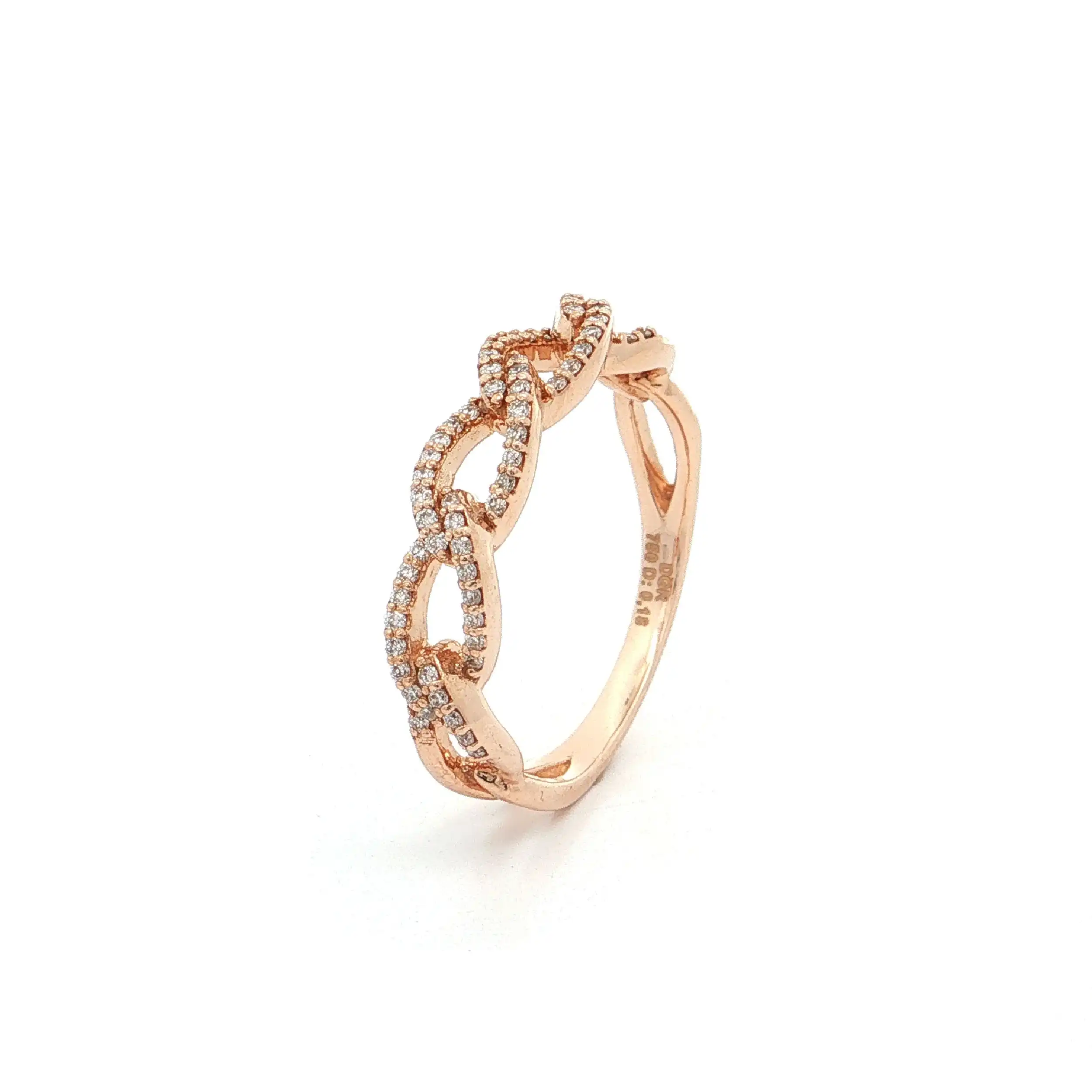 Ring Roségold mit Brillanten Ring Roségold mit Brillanten
