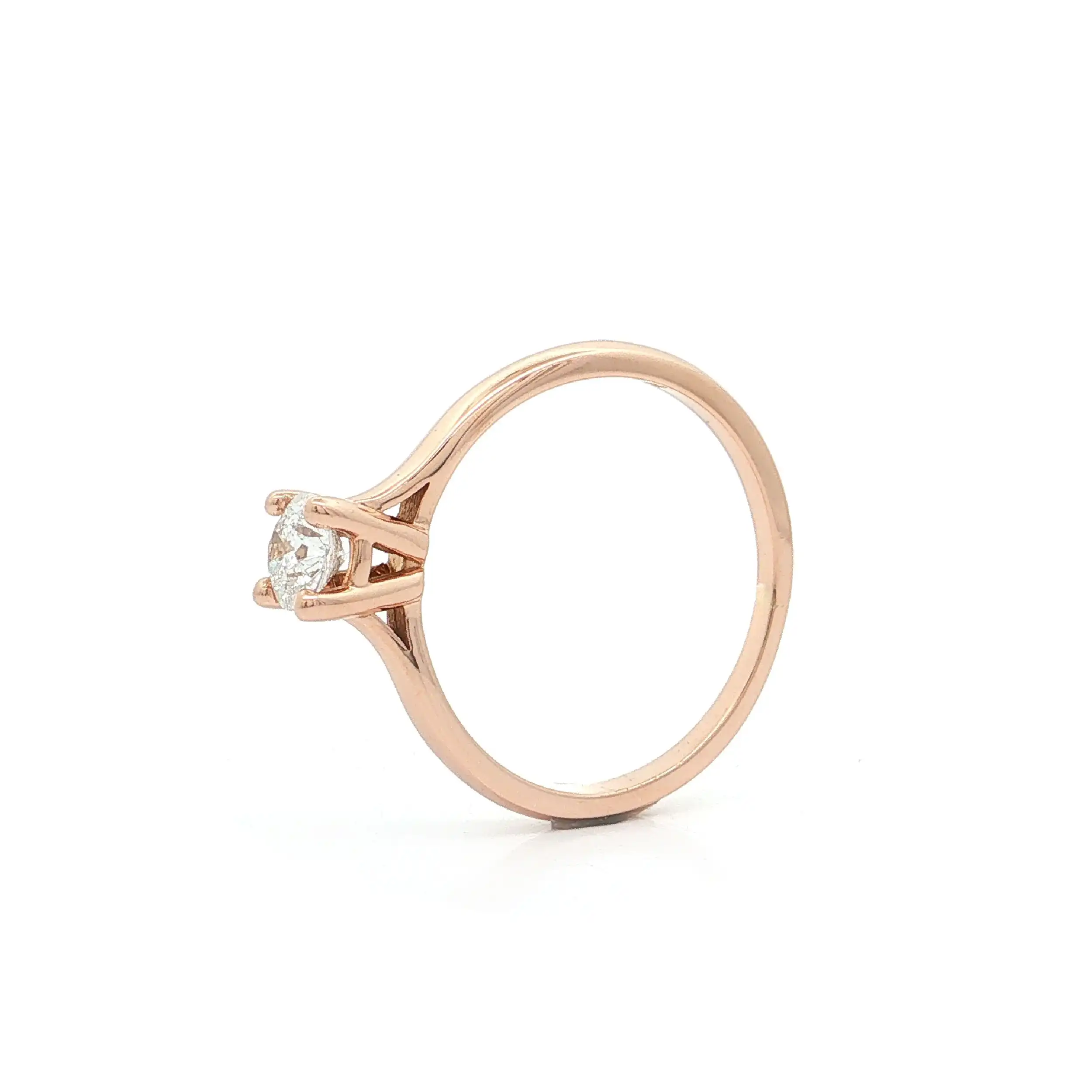 Ring Roségold mit Brillant Ring Roségold mit Brillant