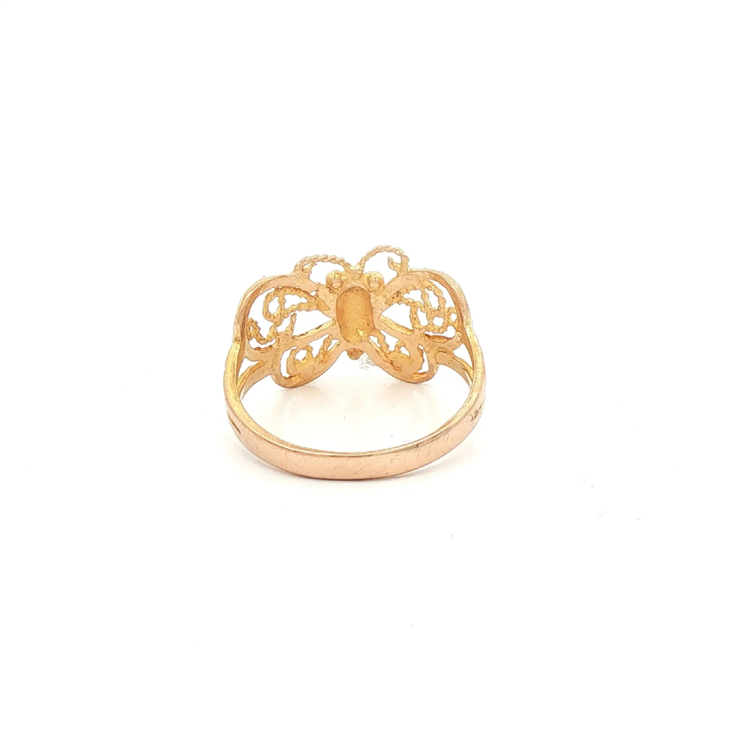 Ring Gelbgold Schmetterling