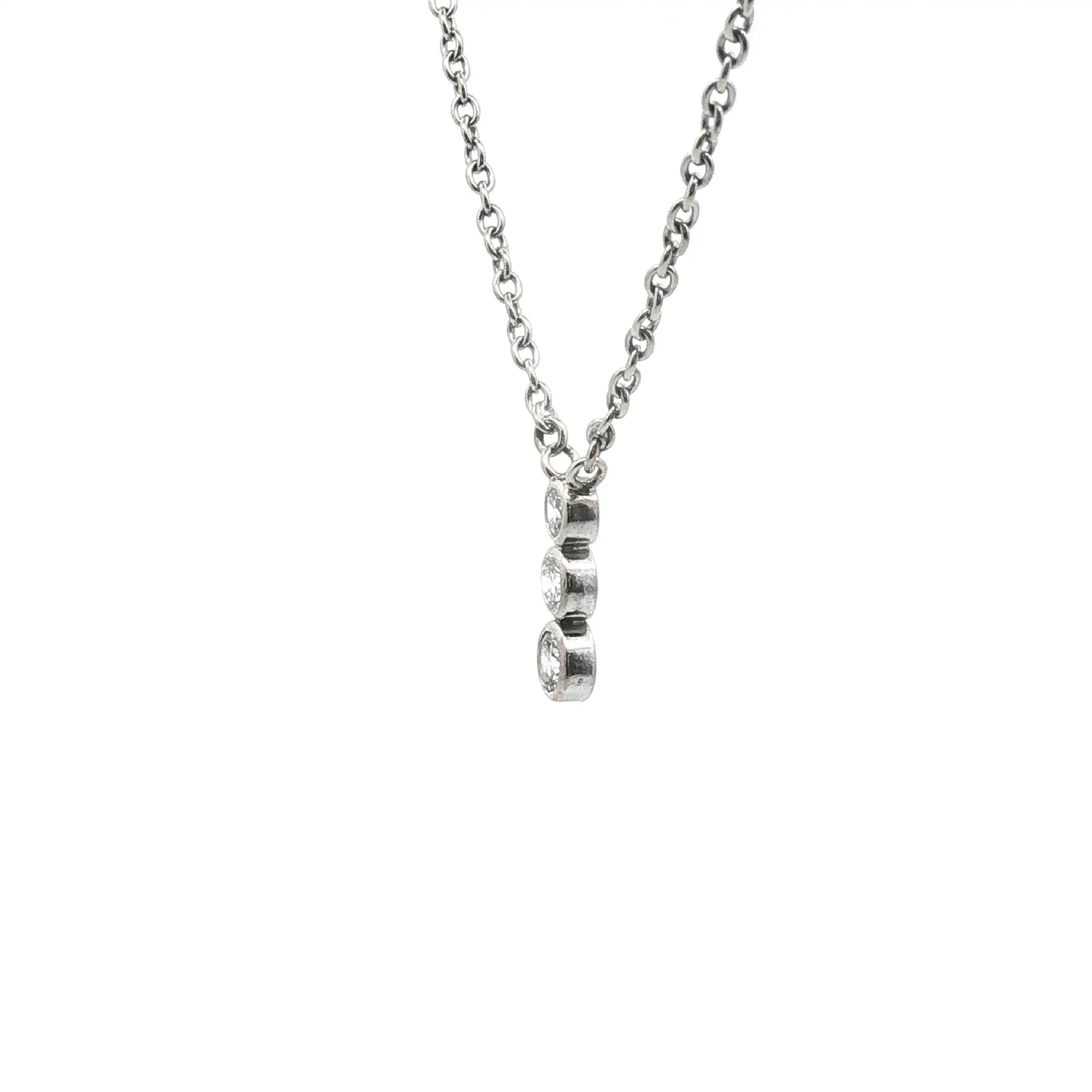 Collier Weißgold mit Brillanten Collier Weißgold mit Brillanten