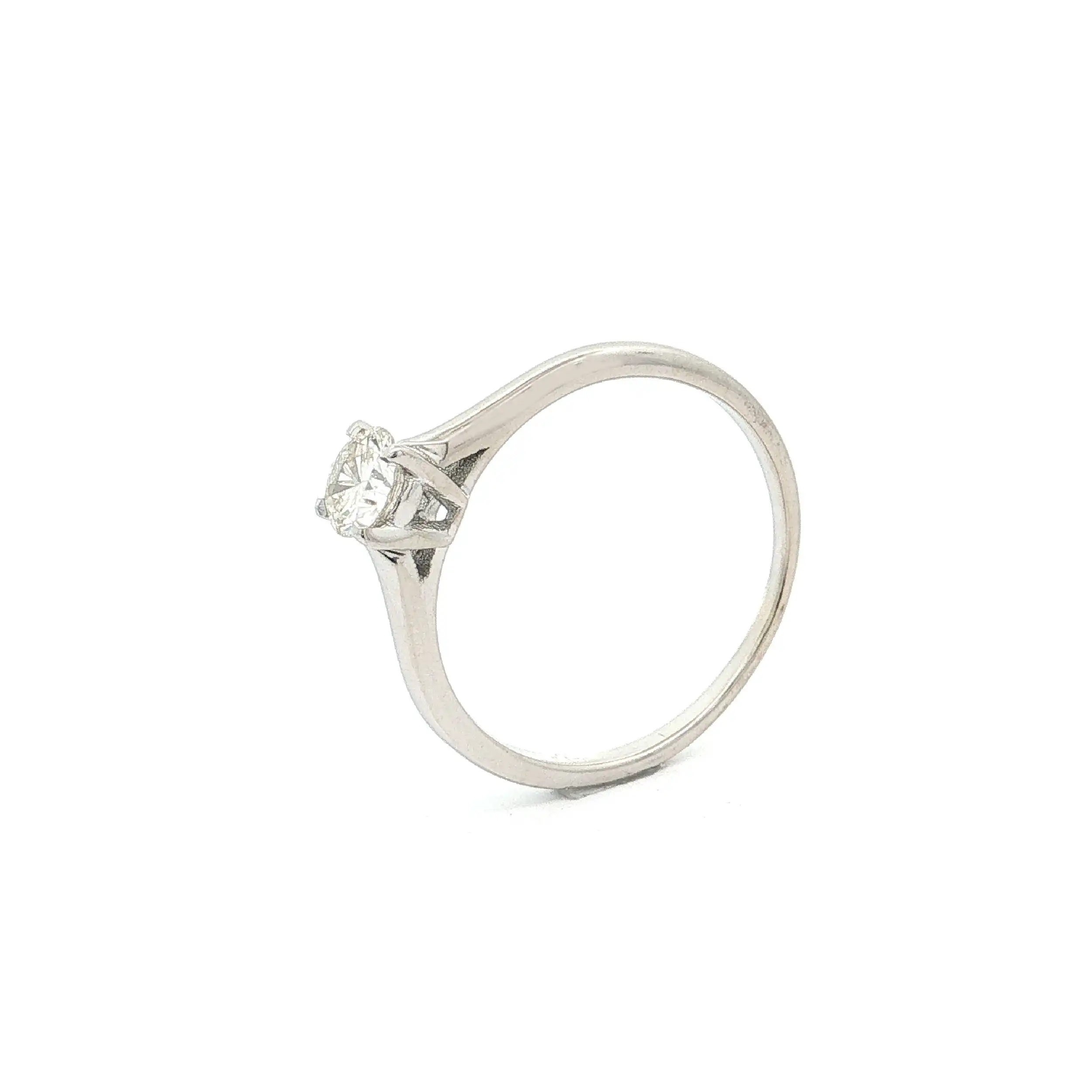 Solitärring Weißgold mit Brillant