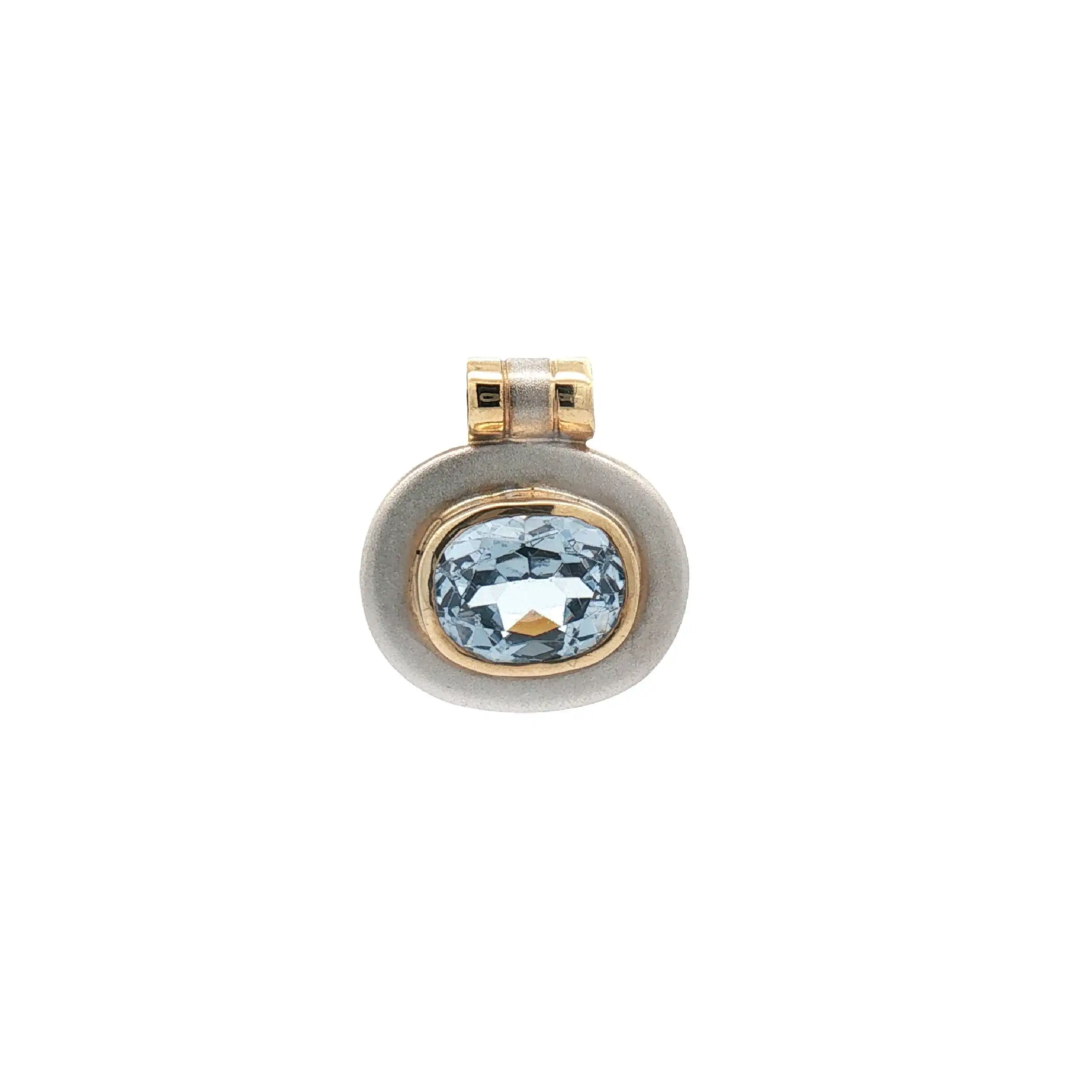 Anhänger Bicolor mit blauem Spinell Anhänger Bicolor mit blauem Spinell