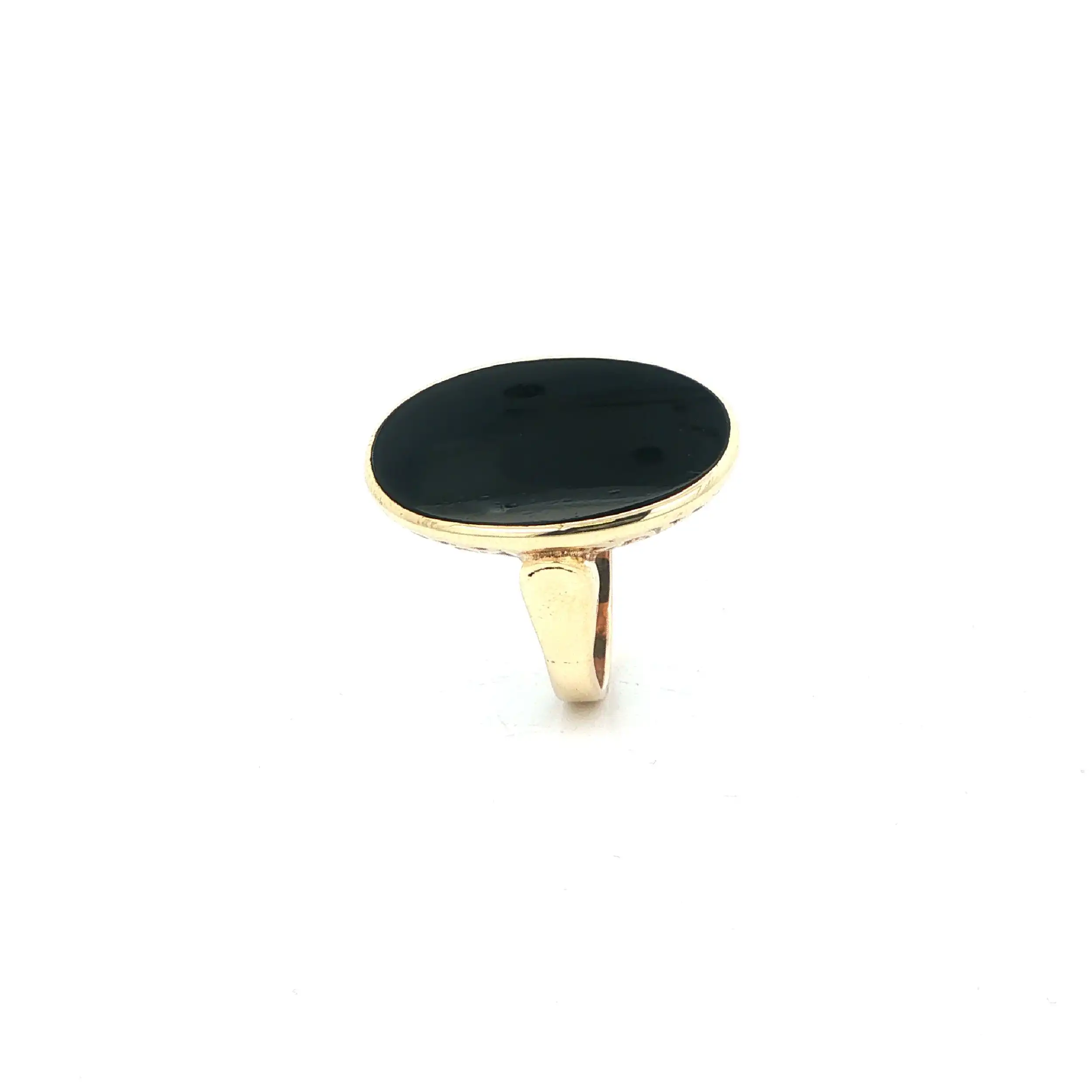 Ring Gelbgold mit Onyx