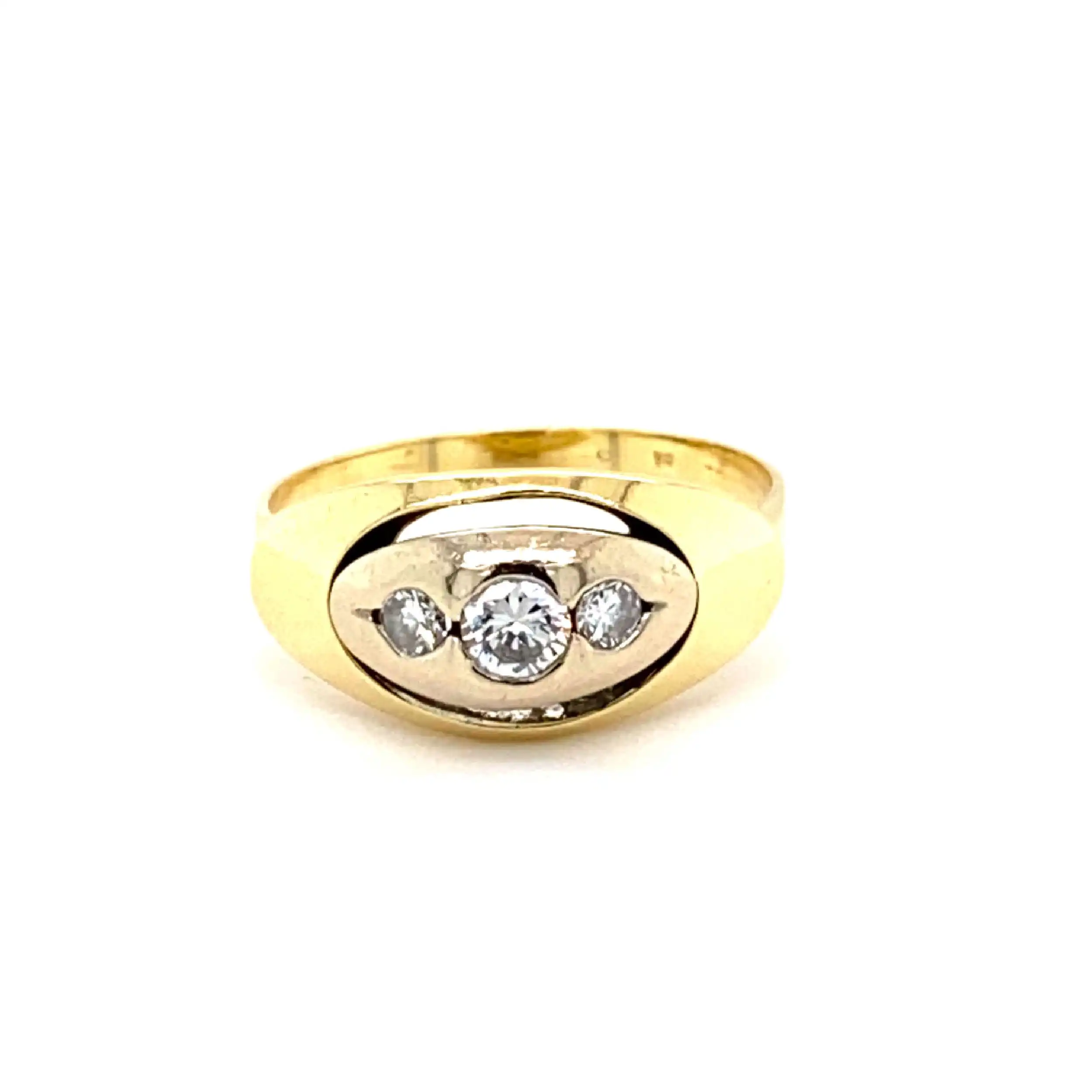 Ring Bicolor mit Brillanten Ring Bicolor mit Brillanten