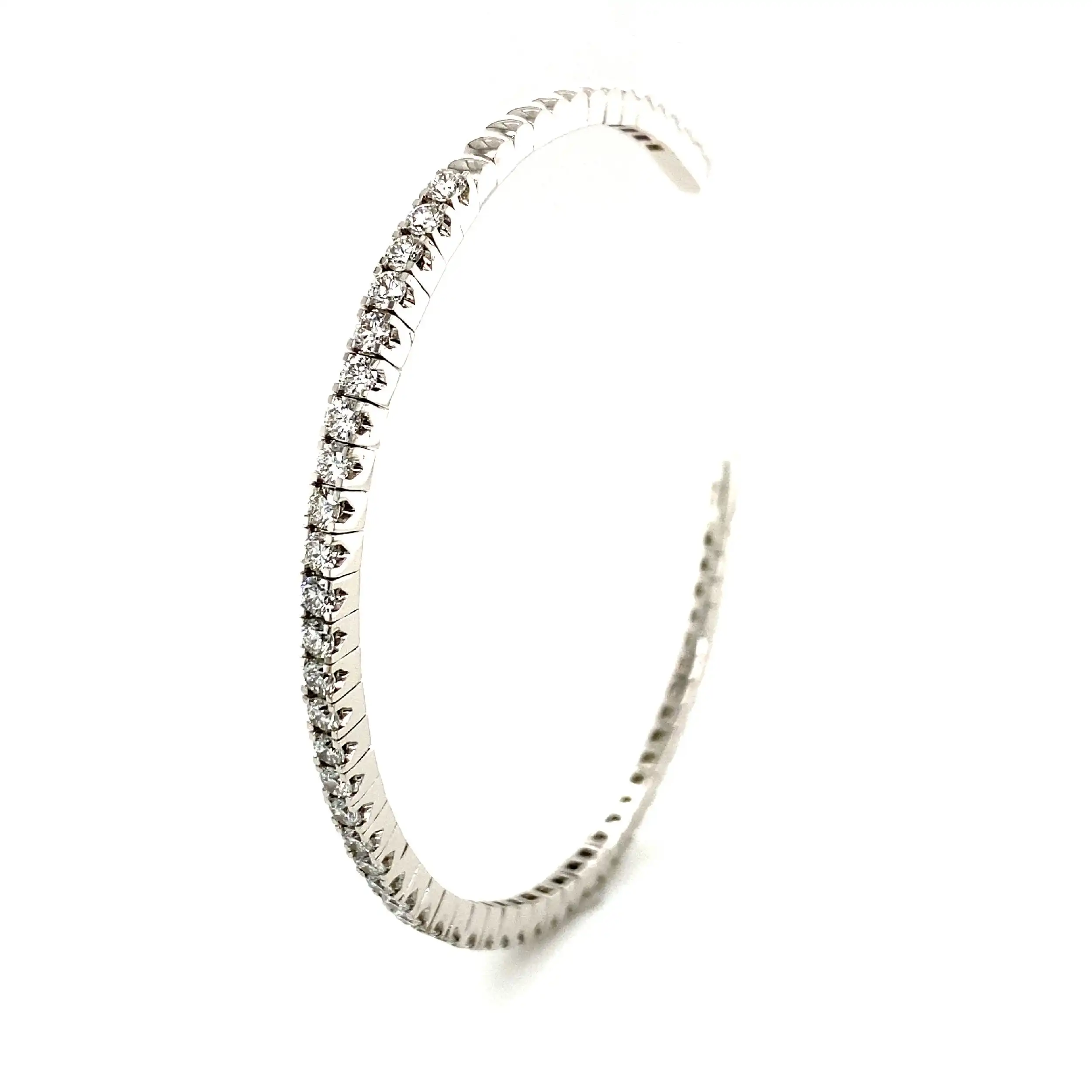 Armreif /Spange Weißgold mit Brillanten Armreif /Spange Weißgold mit Brillanten