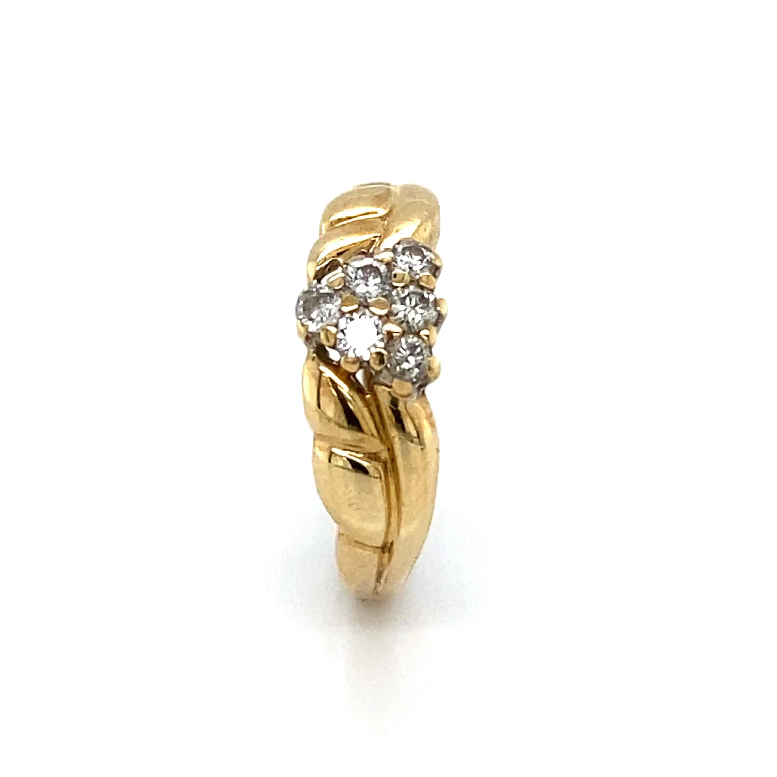 Ring Gelbgold mit Brillanten, mit 0,26ct graviert Ring Gelbgold mit Brillanten, mit 0,26ct graviert