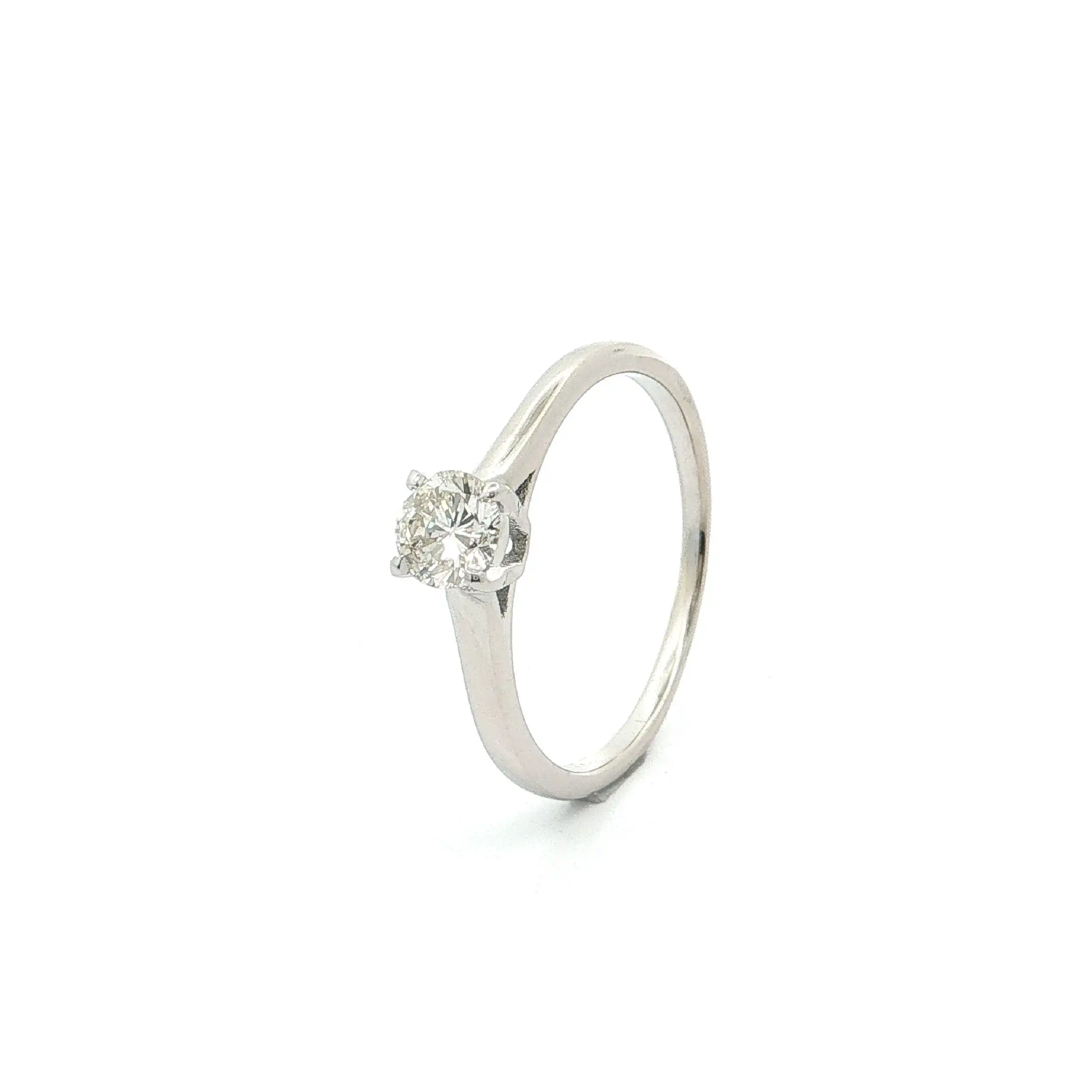 Solitärring Weißgold mit Brillant