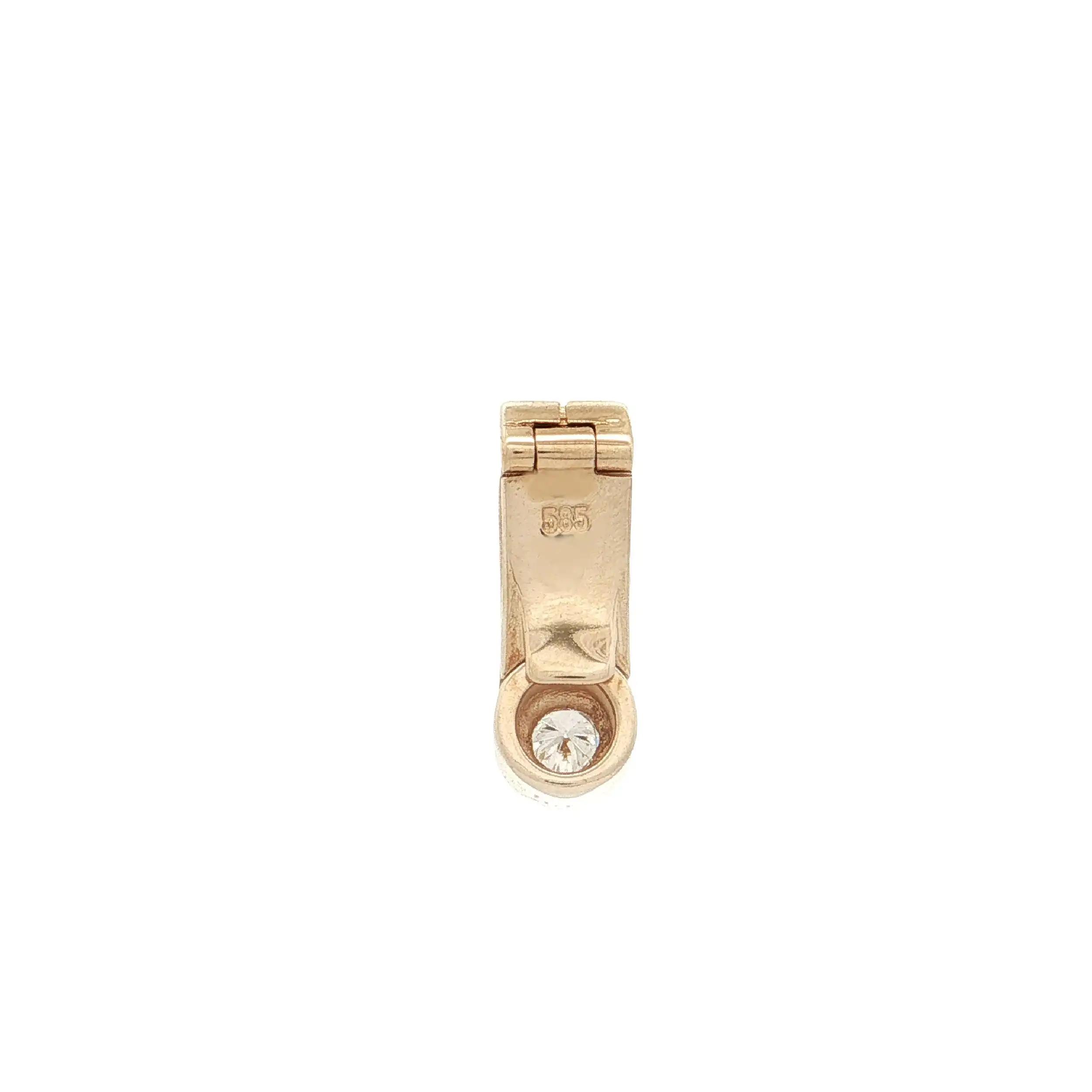 Anhänger/Clip Bicolor mit Brillanten