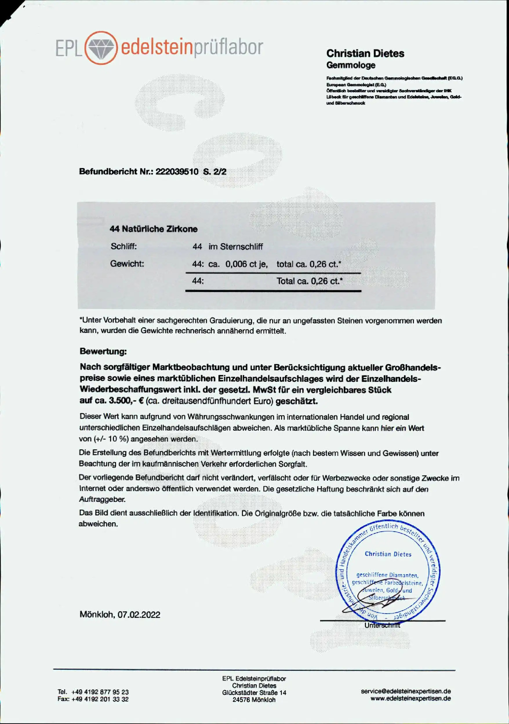 Ring Gelbgold mit Heliodor 5,1ct und weißen natürlichen Zirkonen 0,26ct, mit Expertise von EPL Ring Gelbgold mit Heliodor 5,1ct und weißen natürlichen Zirkonen 0,26ct, mit Expertise von EPL