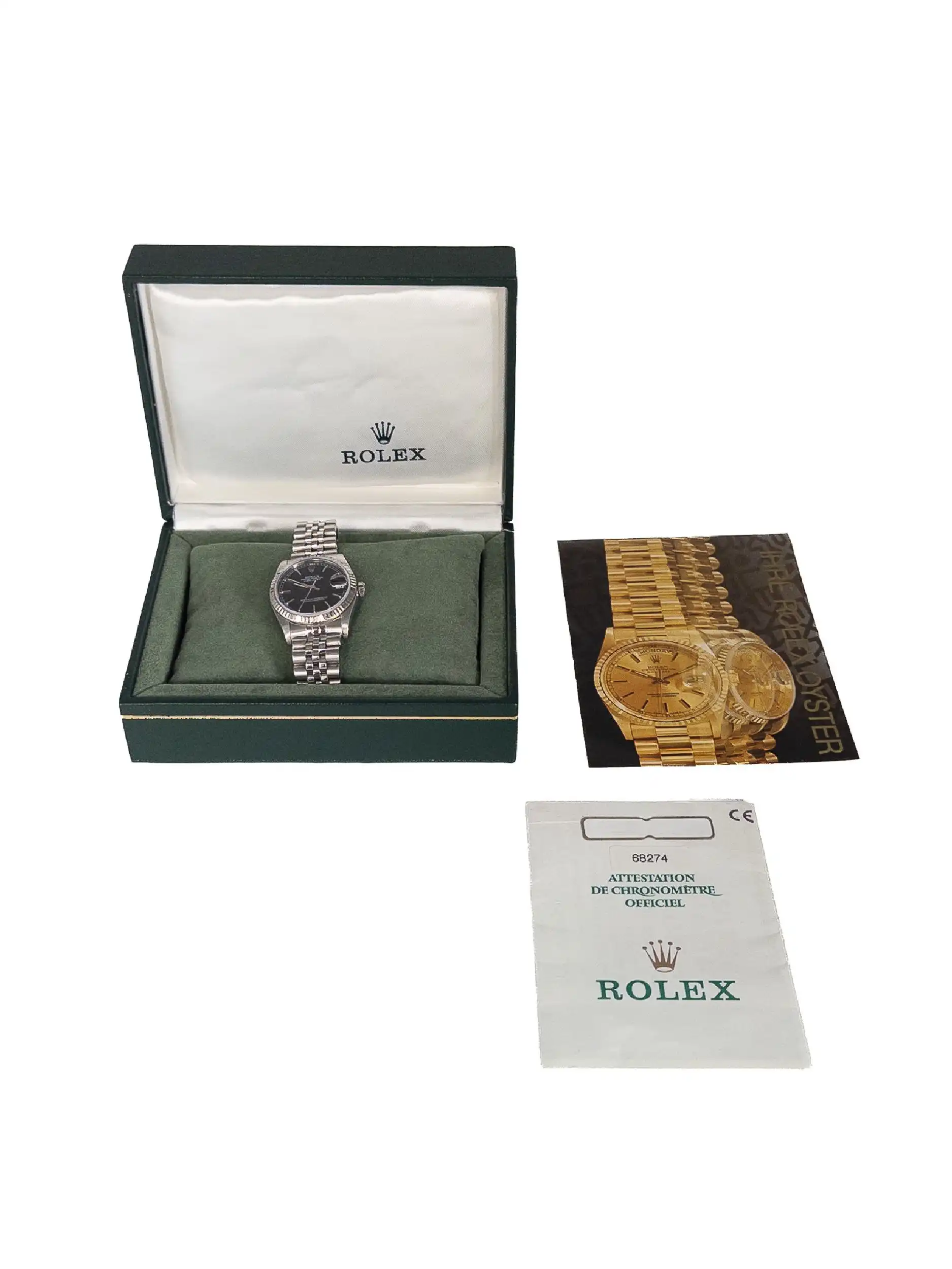 Damenuhr Rolex Datejust 31 Ref.68274 mit Box und Papiere Damenuhr Rolex Datejust 31 Ref.68274 mit Box und Papiere