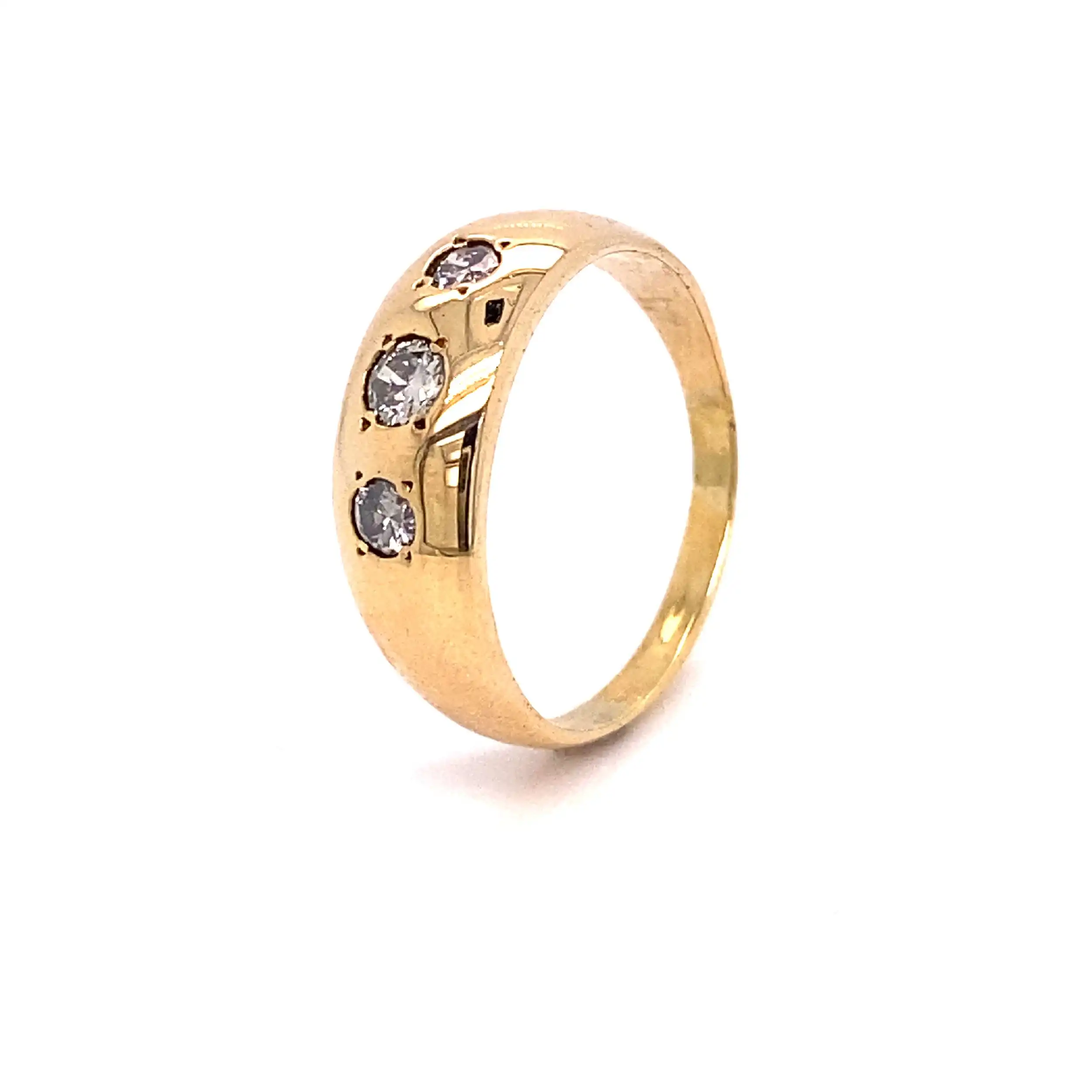 Ring Gelbgold mit Brillanten Ring Gelbgold mit Brillanten
