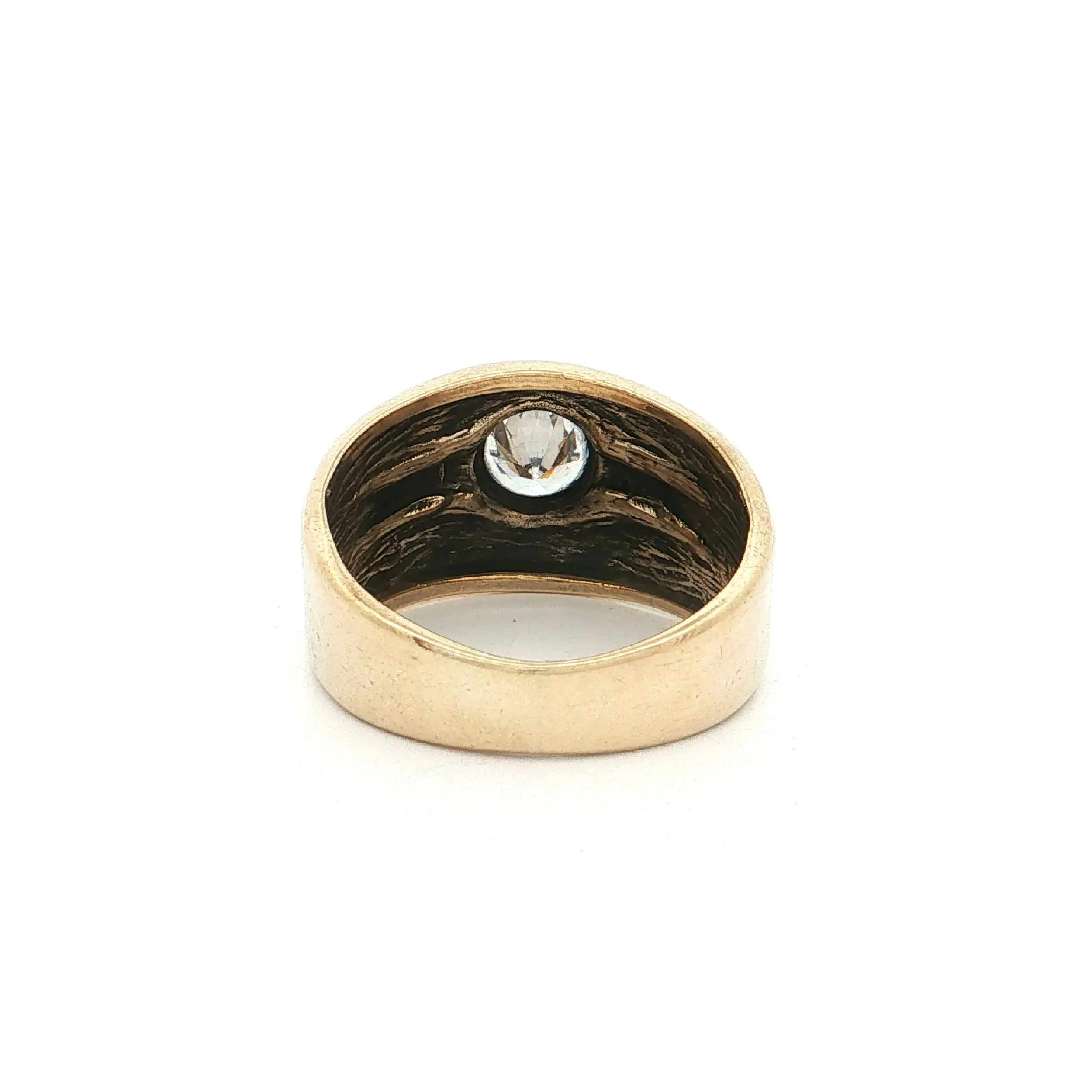 Ring Silber vergoldet mit Zirkonia