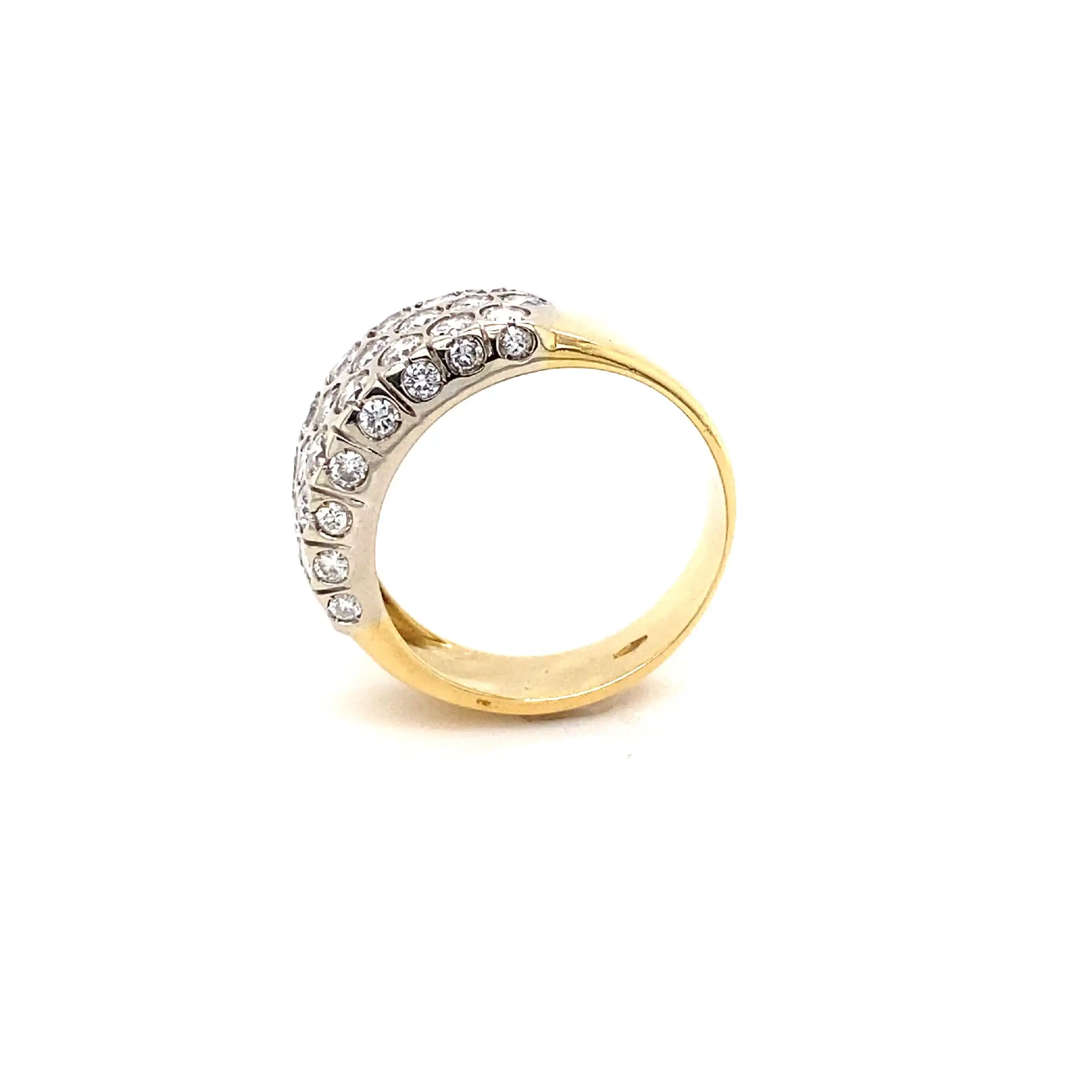 Ring Bicolor mit Brillanten Ring Bicolor mit Brillanten