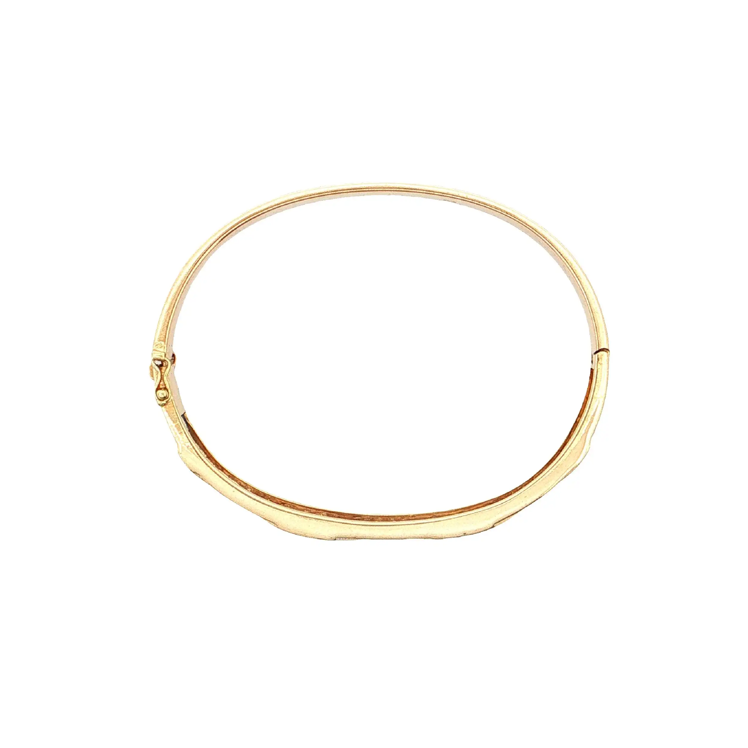 Armreif Gelbgold mit Brillanten und Baguette/Smaragd Schliff Diamanten Armreif Gelbgold mit Brillanten und Baguette/Smaragd Schliff Diamanten
