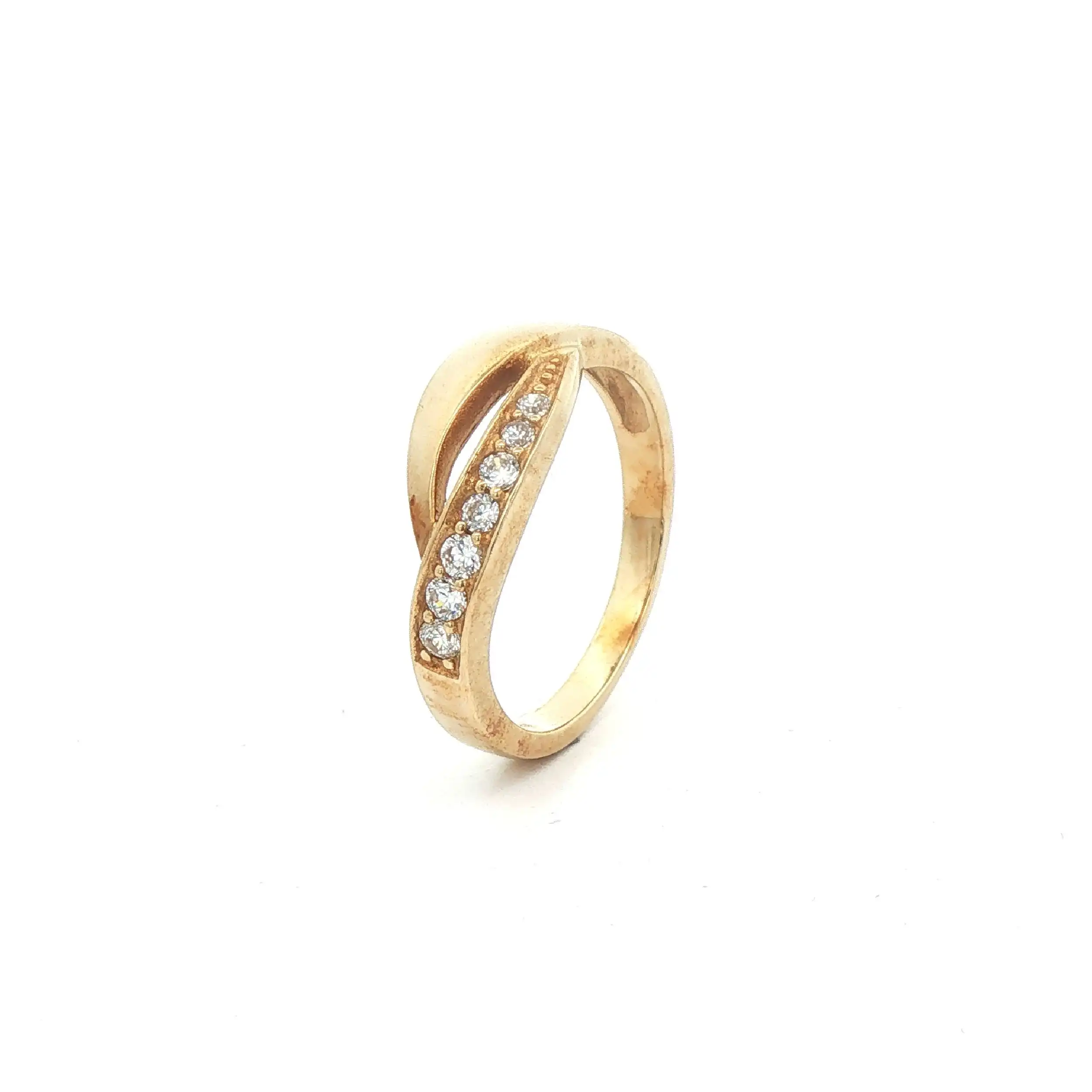 Ring Gelbgold mit Zirkonia Ring Gelbgold mit Zirkonia