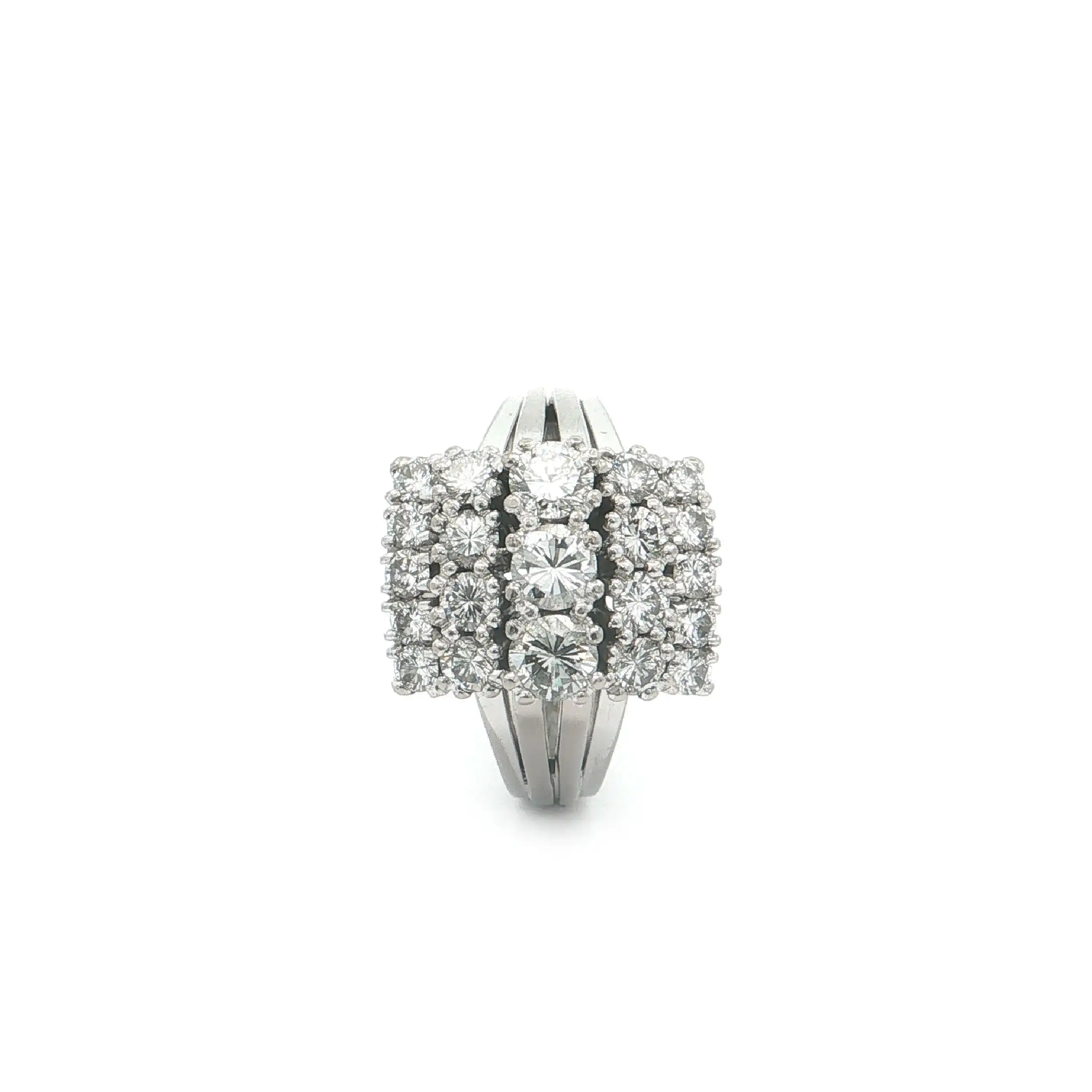 Ring Weißgold mit Brillanten Ring Weißgold mit Brillanten