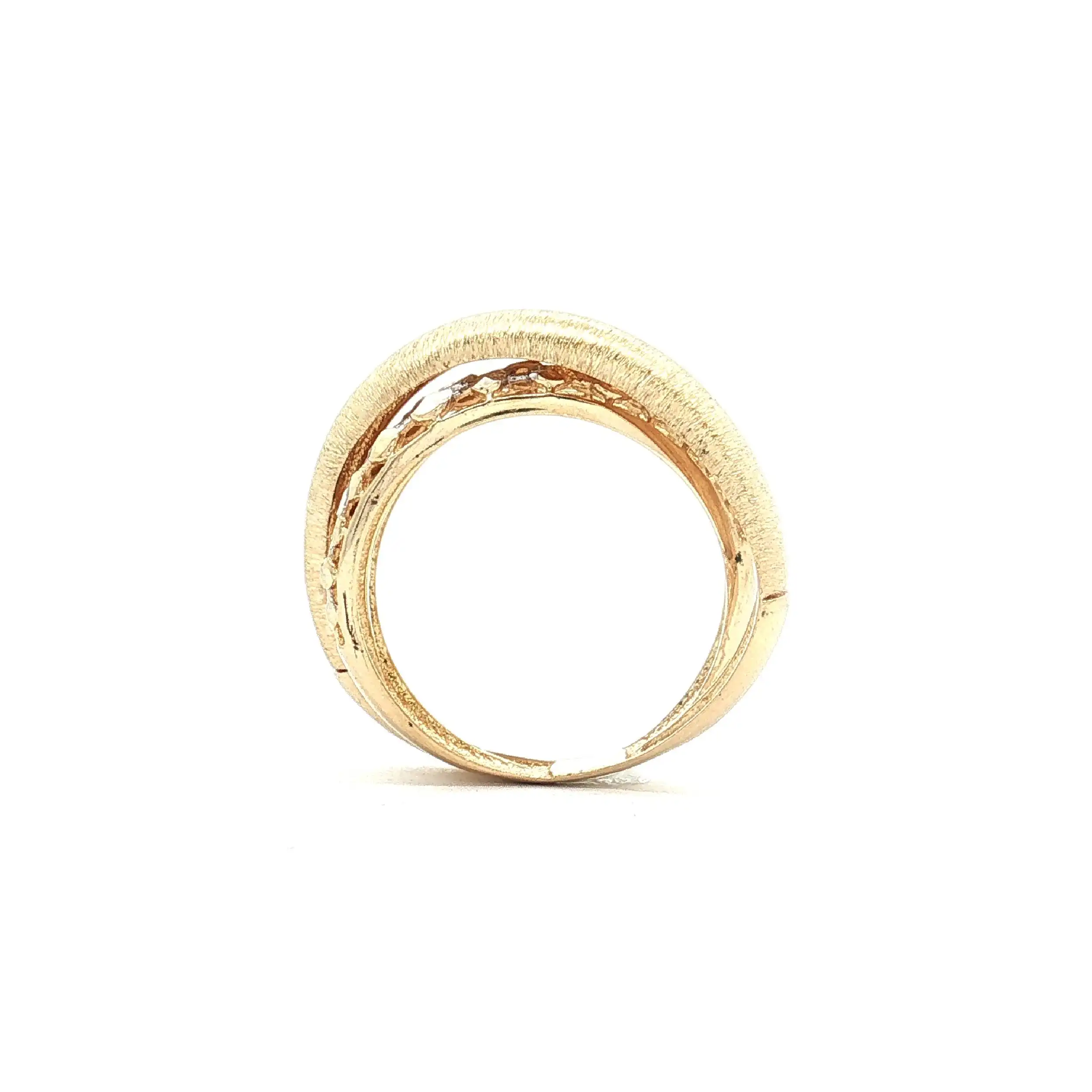 Ring Gelbgold verschlungen