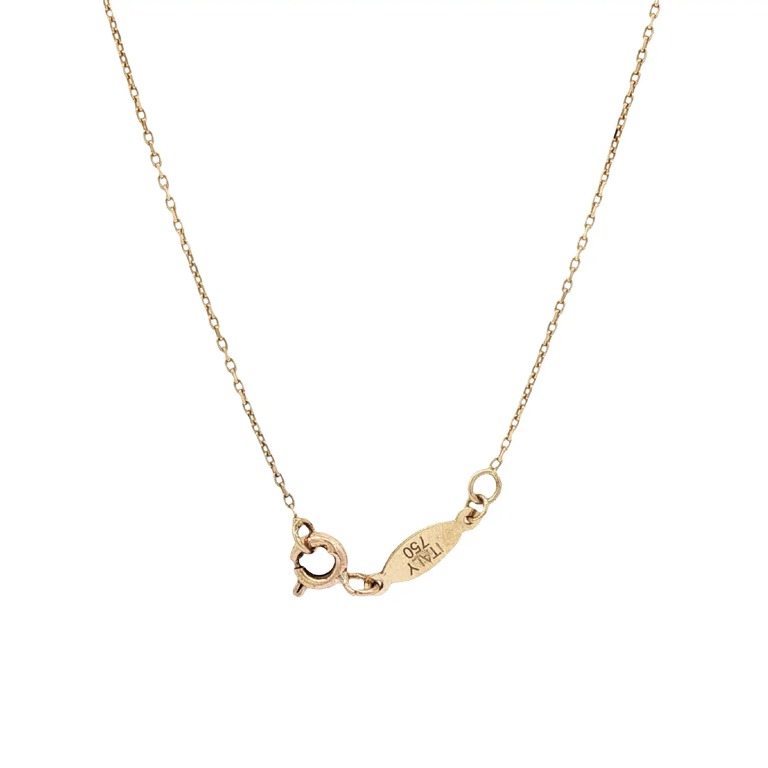 Ankerkette Gelbgold mit Herz, Krone, Schmetterling