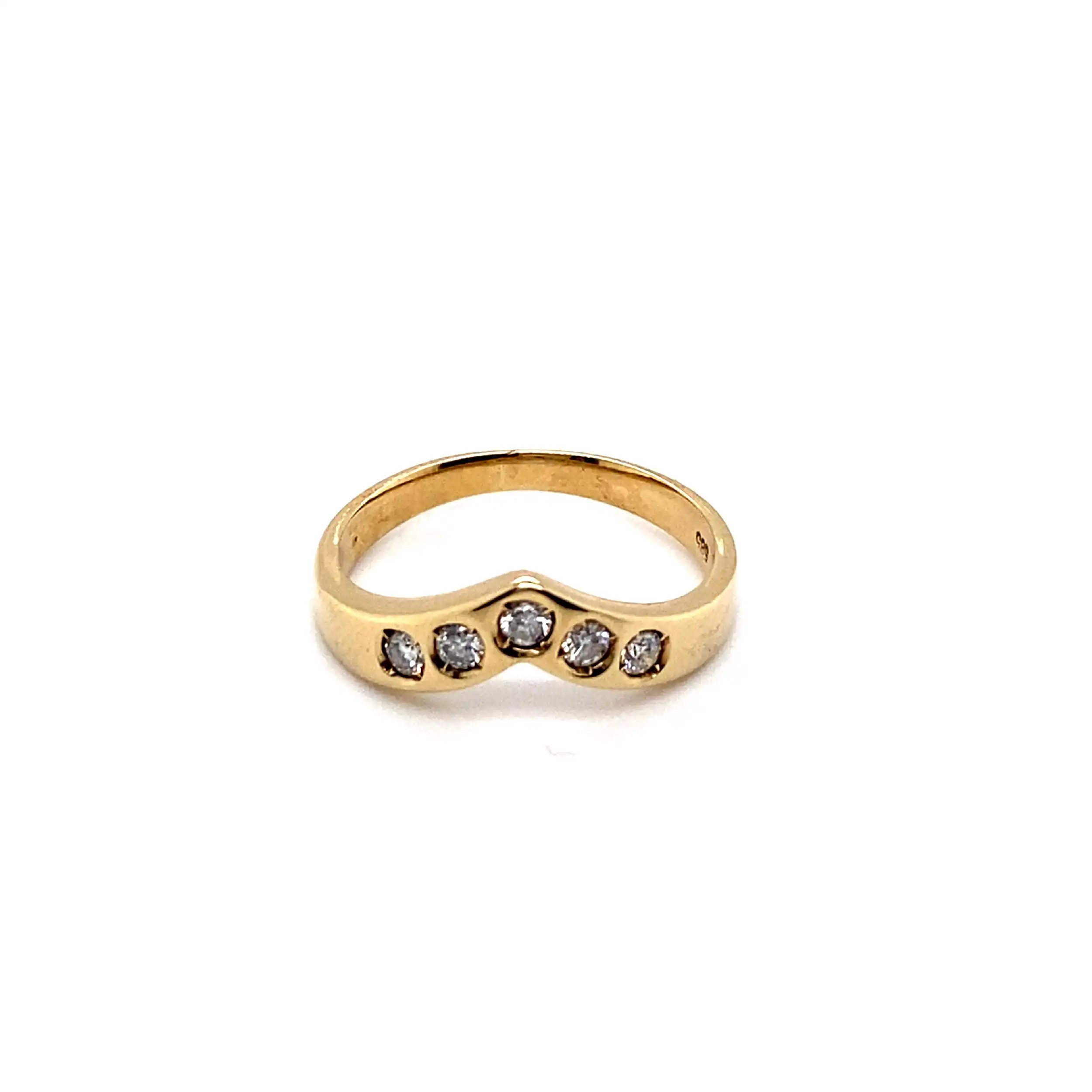 Ring Gelbgold mit Brillanten Ring Gelbgold mit Brillanten
