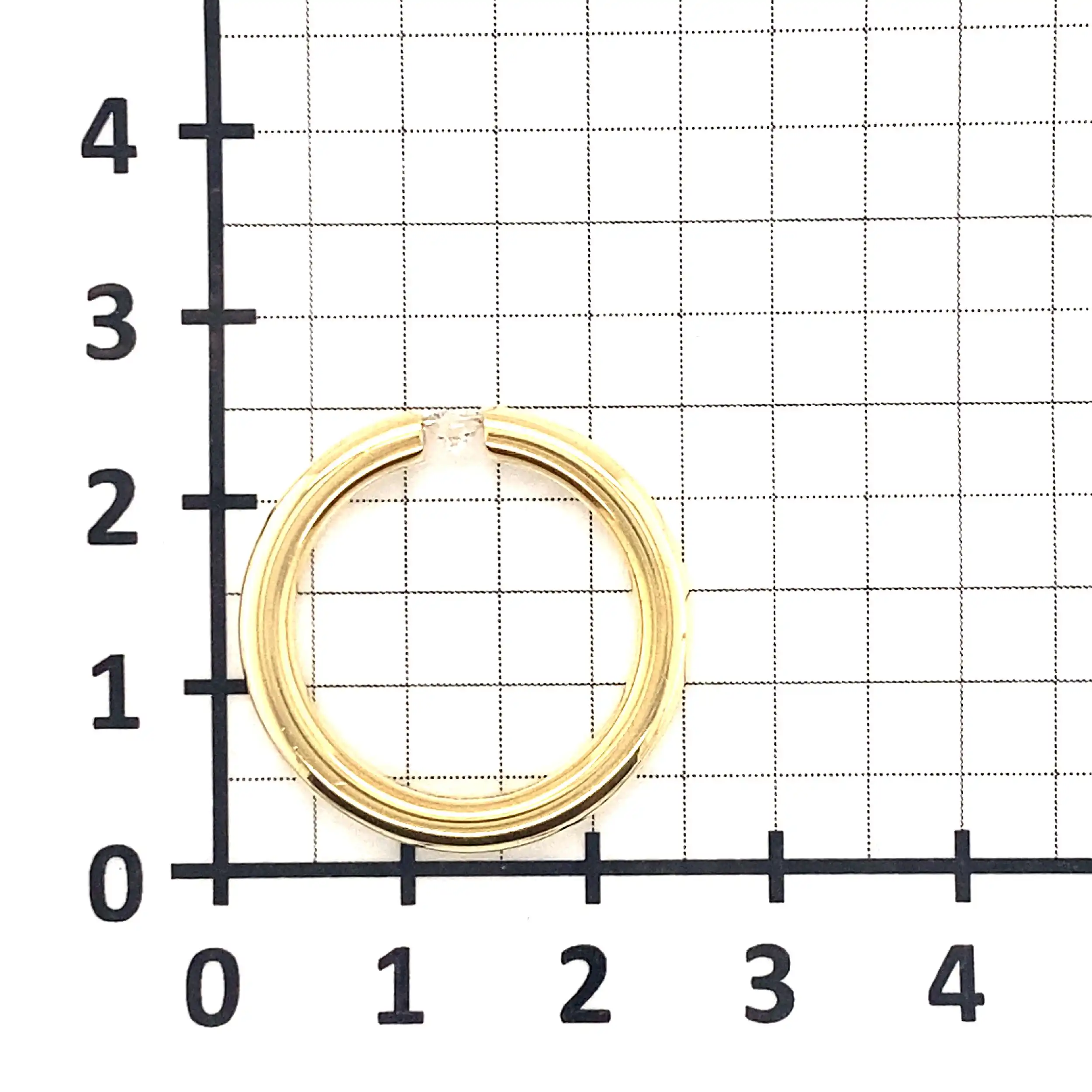 Spannring Gelbgold Niesing Brillant Solitär Spannring Gelbgold Niesing Brillant Solitär