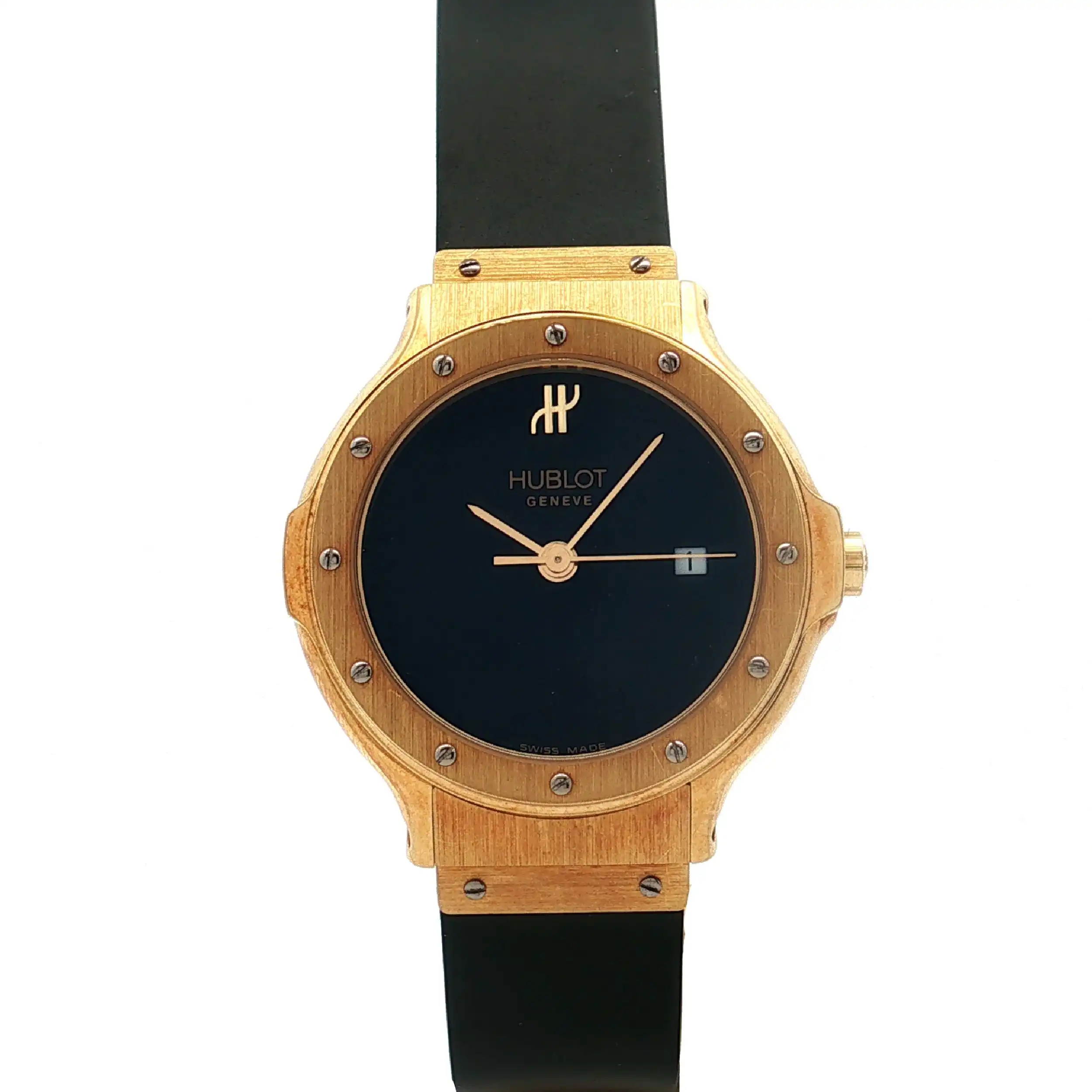Damenuhr Hublot Geneve Classic 1394.3 Quarz sehr kurzes Band