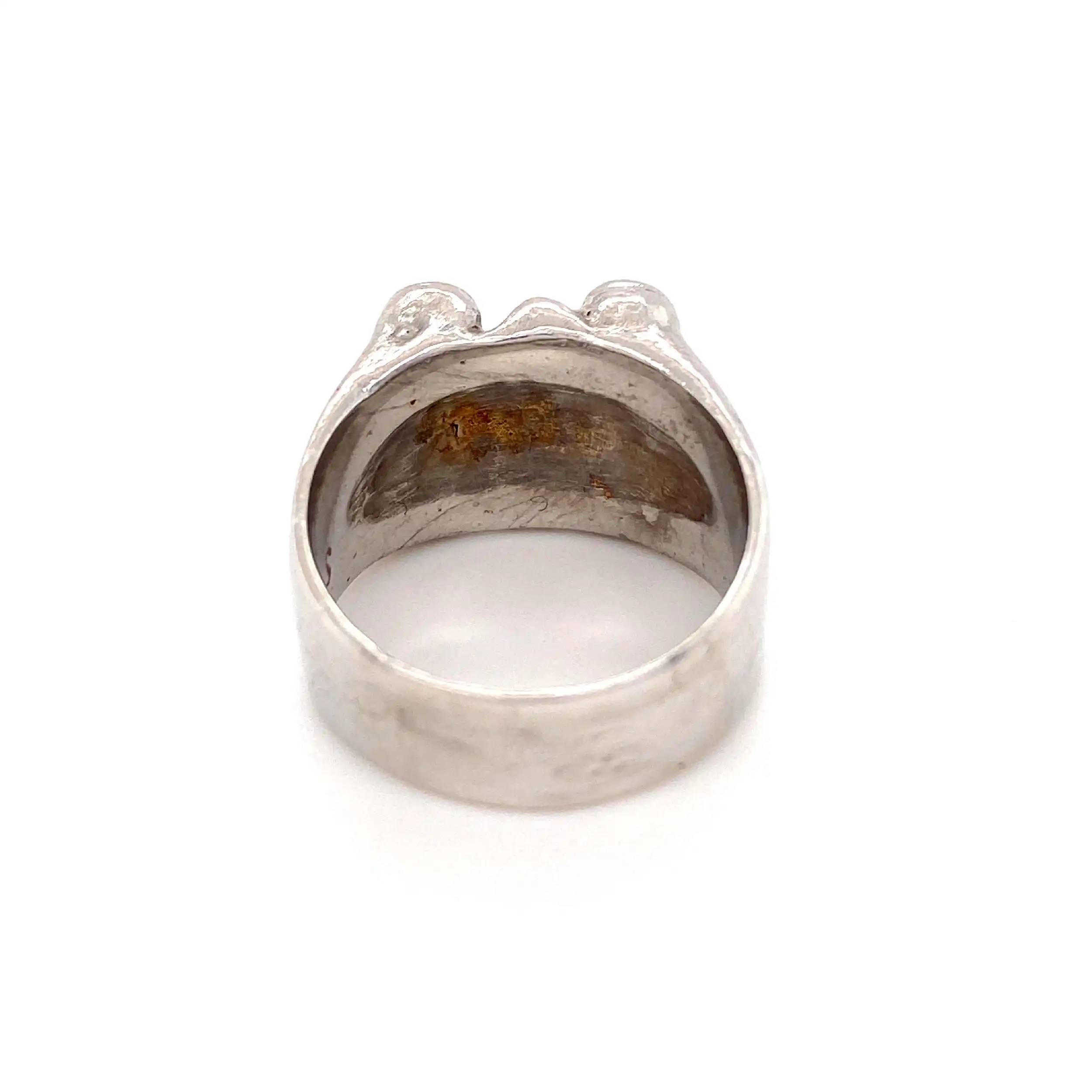 Ring Weißgold Handarbeit mit Brillanten