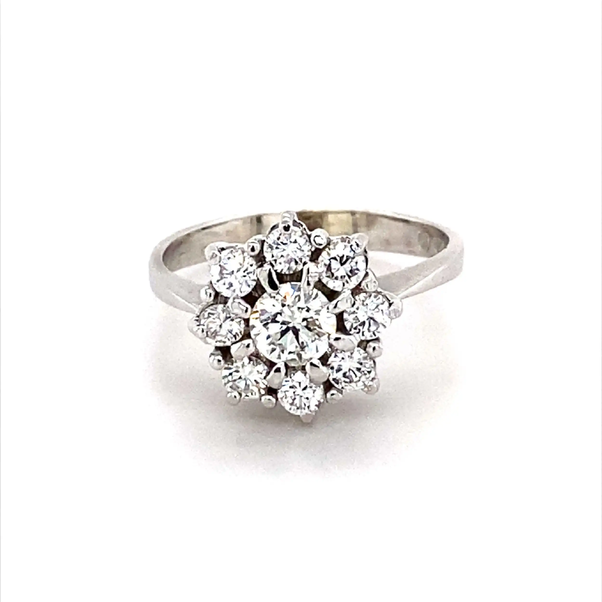 Ring Weißgold mit Brillanten Ring Weißgold mit Brillanten