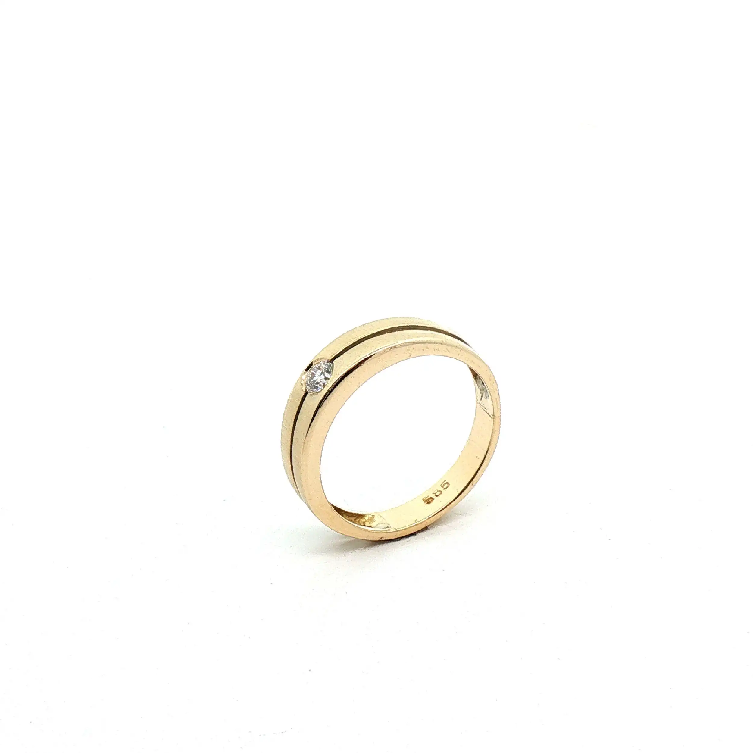 Ring Gelbgold mit Brillant