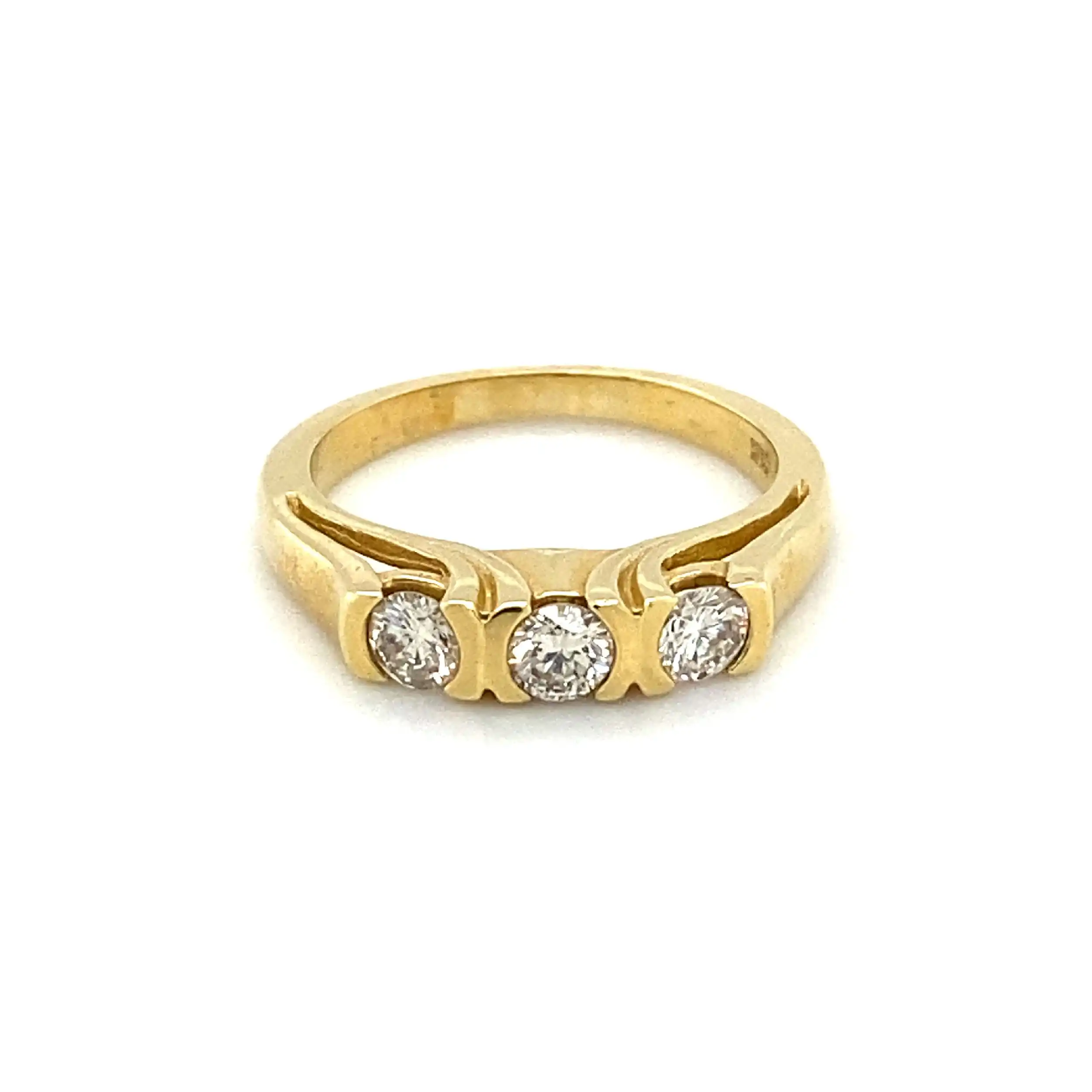 Ring Gelbgold mit Brillanten Ring Gelbgold mit Brillanten