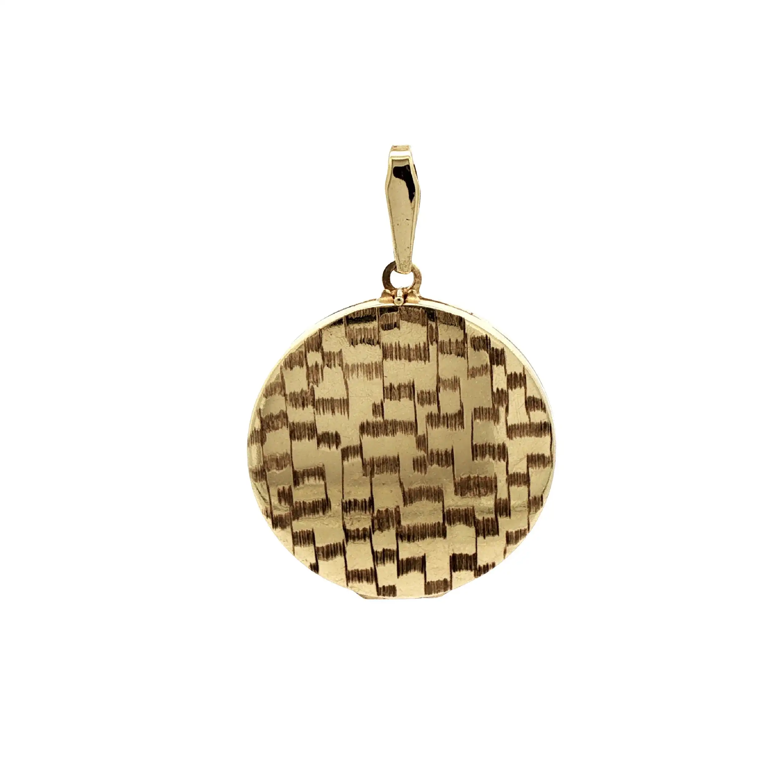 Medaillon Gelbgold ohne Inlay Medaillon Gelbgold ohne Inlay