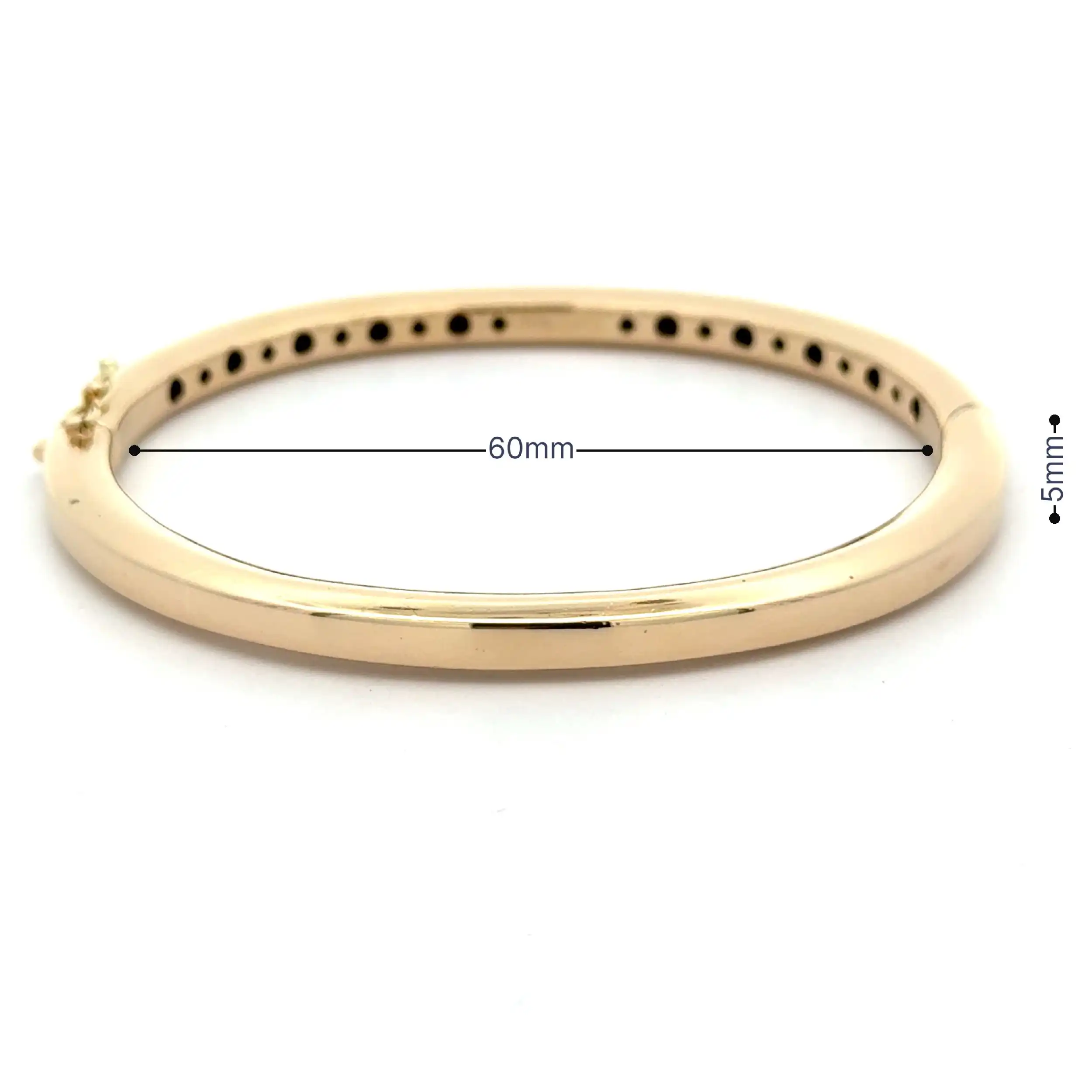 Armreif Gelbgold hohl von Toni Gard