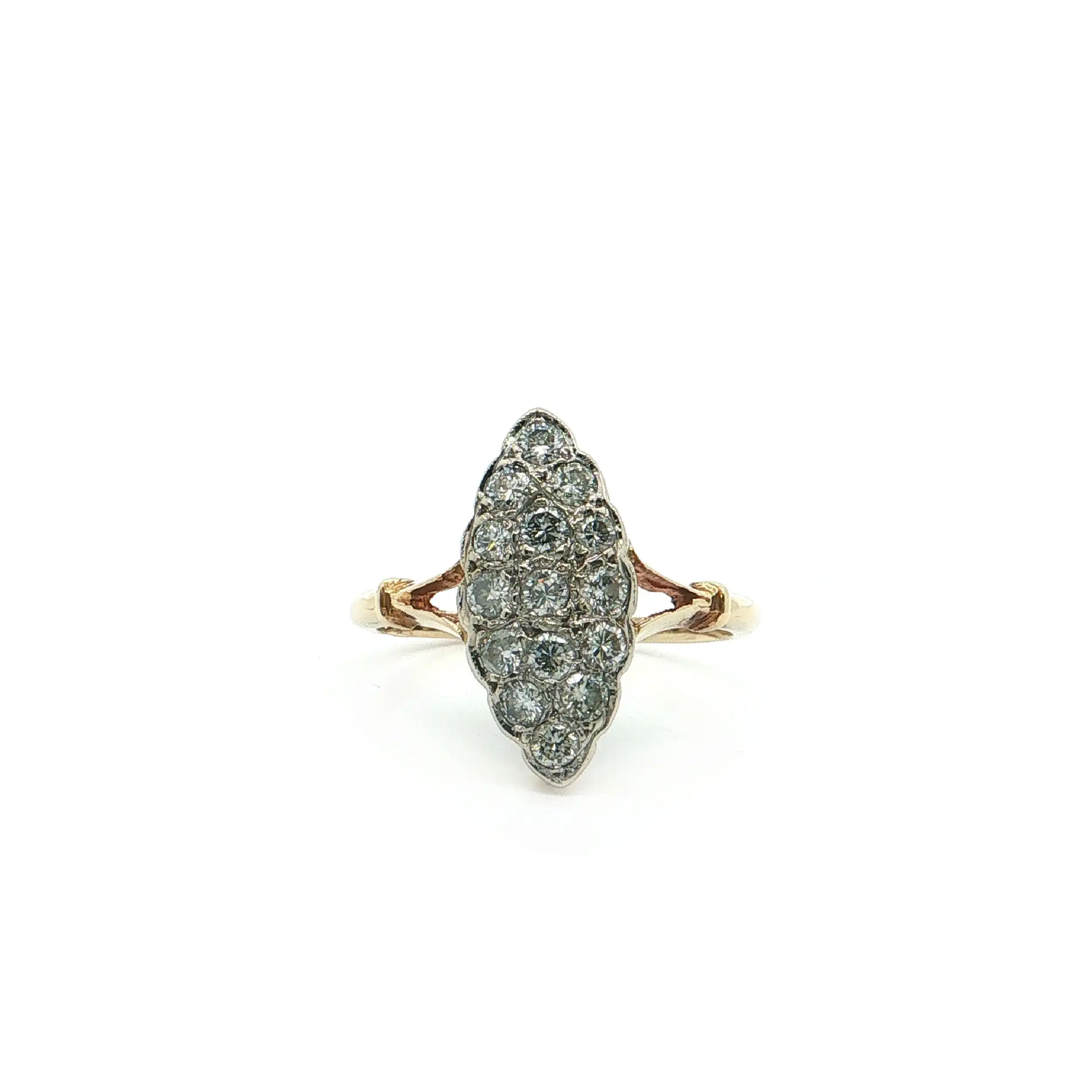 Ring Bicolor mit Brillanten Ring Bicolor mit Brillanten