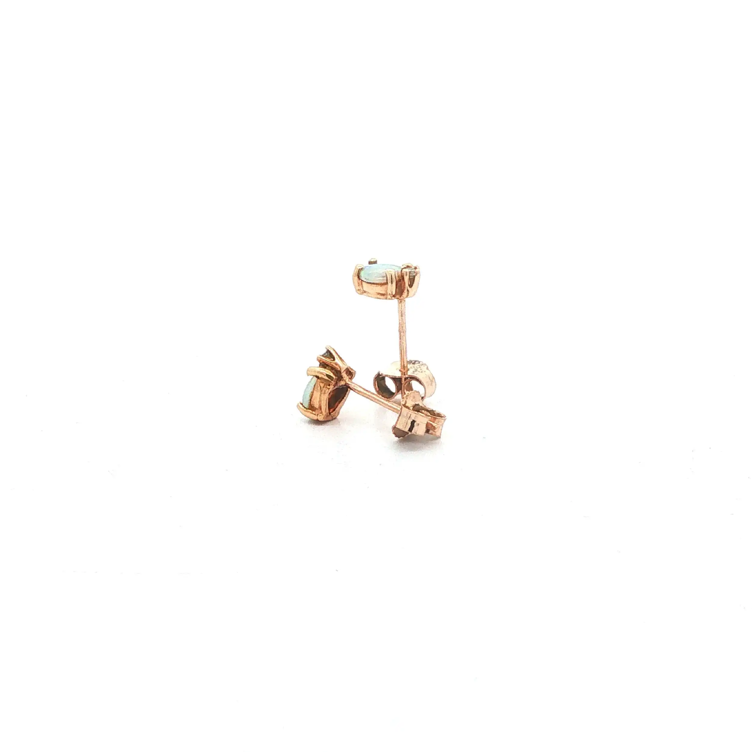 Ohrstecker Roségold mit Opal & Brillant Ohrstecker Roségold mit Opal & Brillant