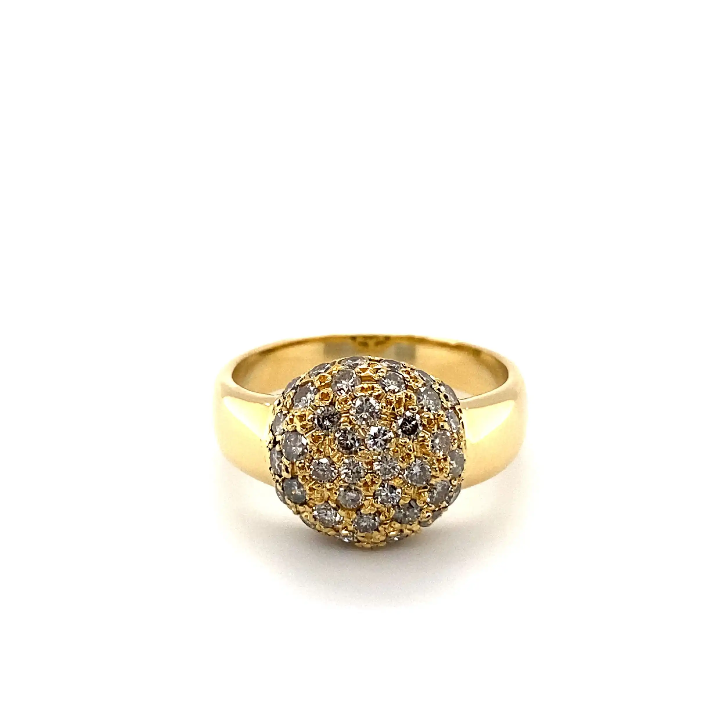 Ring Gelbgold mit Brillanten Ring Gelbgold mit Brillanten