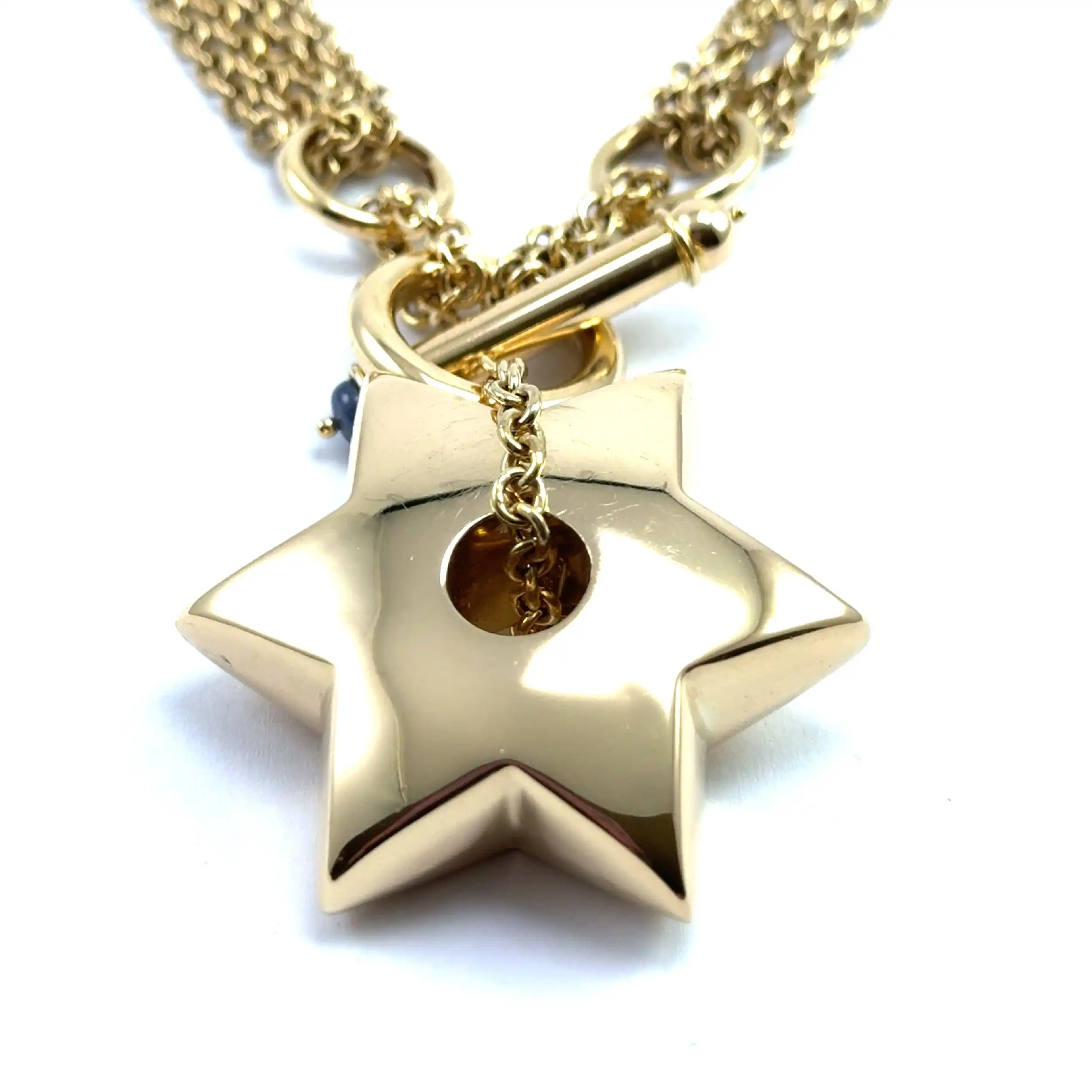 Collier Gelbgold "Wempe" mit Stern hohl