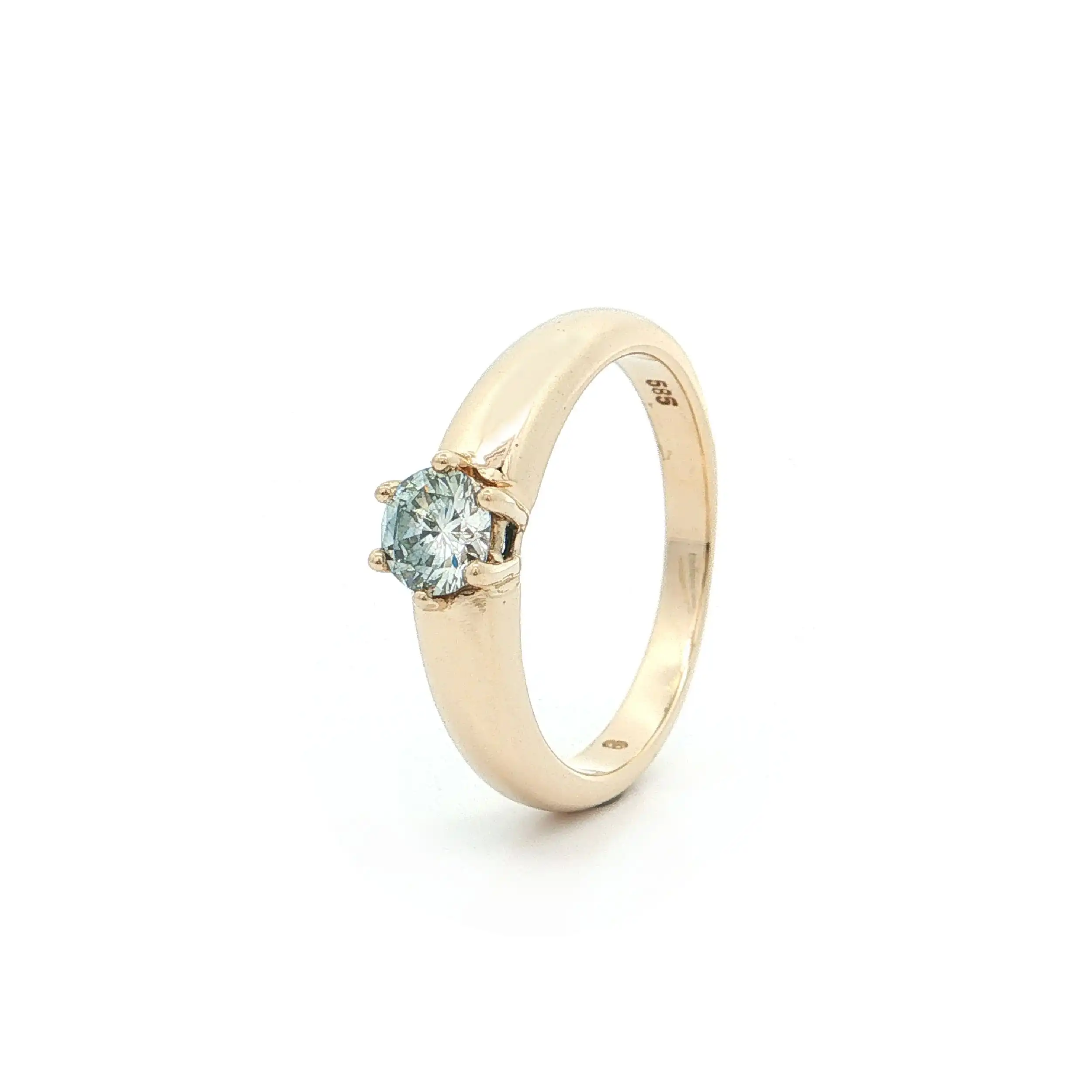 Ring Gelbgold mit Brillant Ring Gelbgold mit Brillant