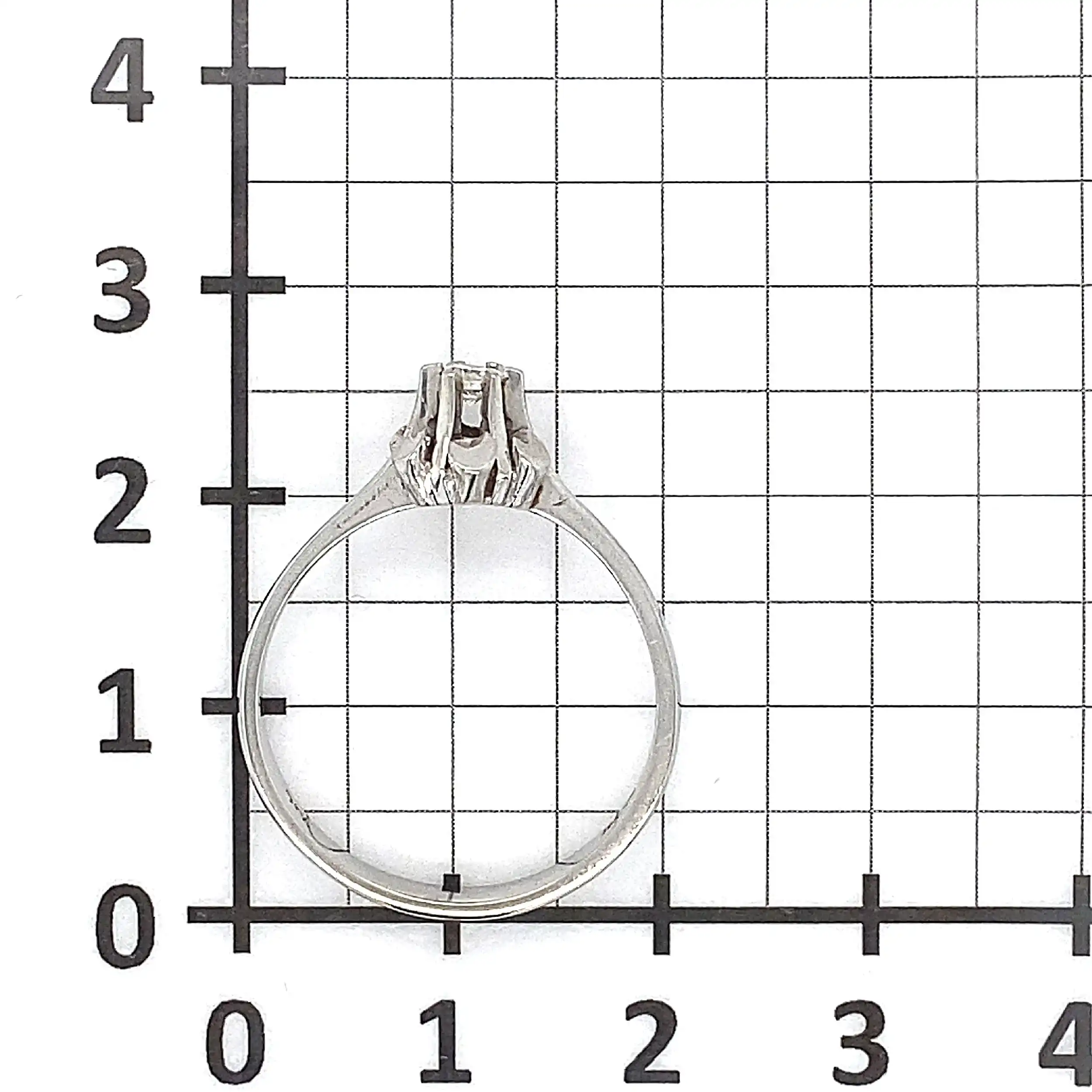 Ring Weißgold mit Brillant Ring Weißgold mit Brillant